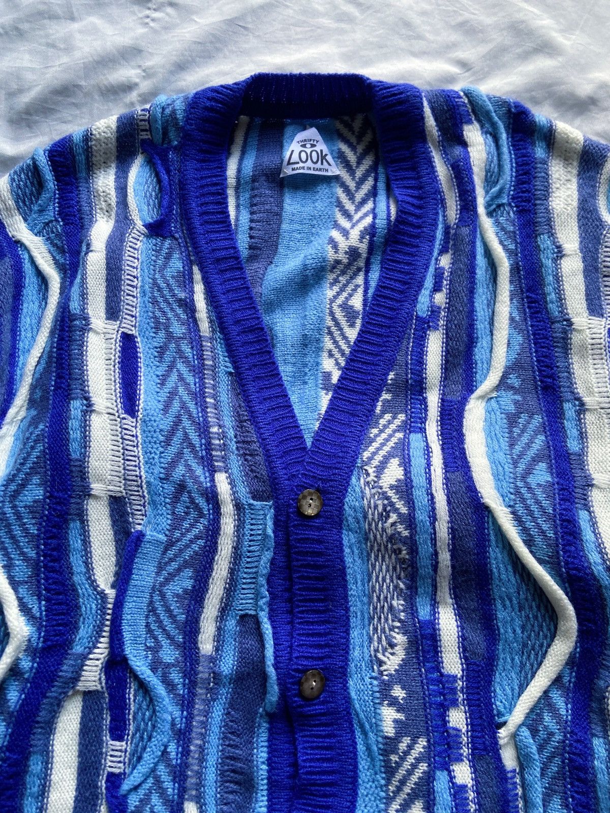 Japanese Brand JAPANESE COOGI STYLE THRIFTY CARDIGAN KNIT Size US XL / EU 56 / 4 - 7 Thumbnail