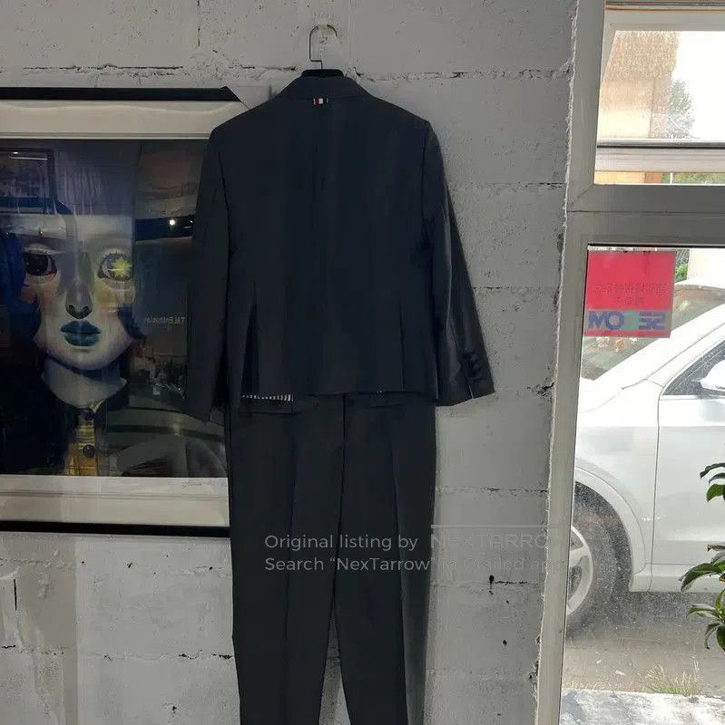 Thom Browne Thom Browne Gray Cotton Women's Trench Coat . Size M / US 6-8 / IT 42-44 - 2 Thumbnail