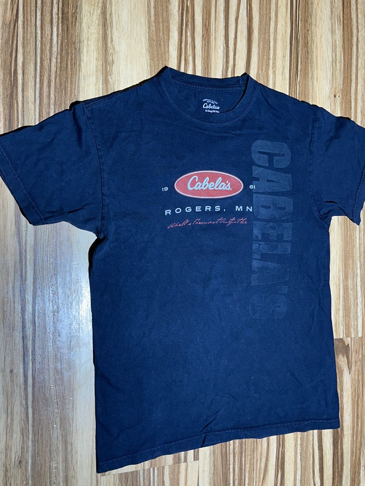 Cabelas Cabela's Dark Blue Graphic Tee for Men Size US M / EU 48-50 / 2 - 3 Thumbnail