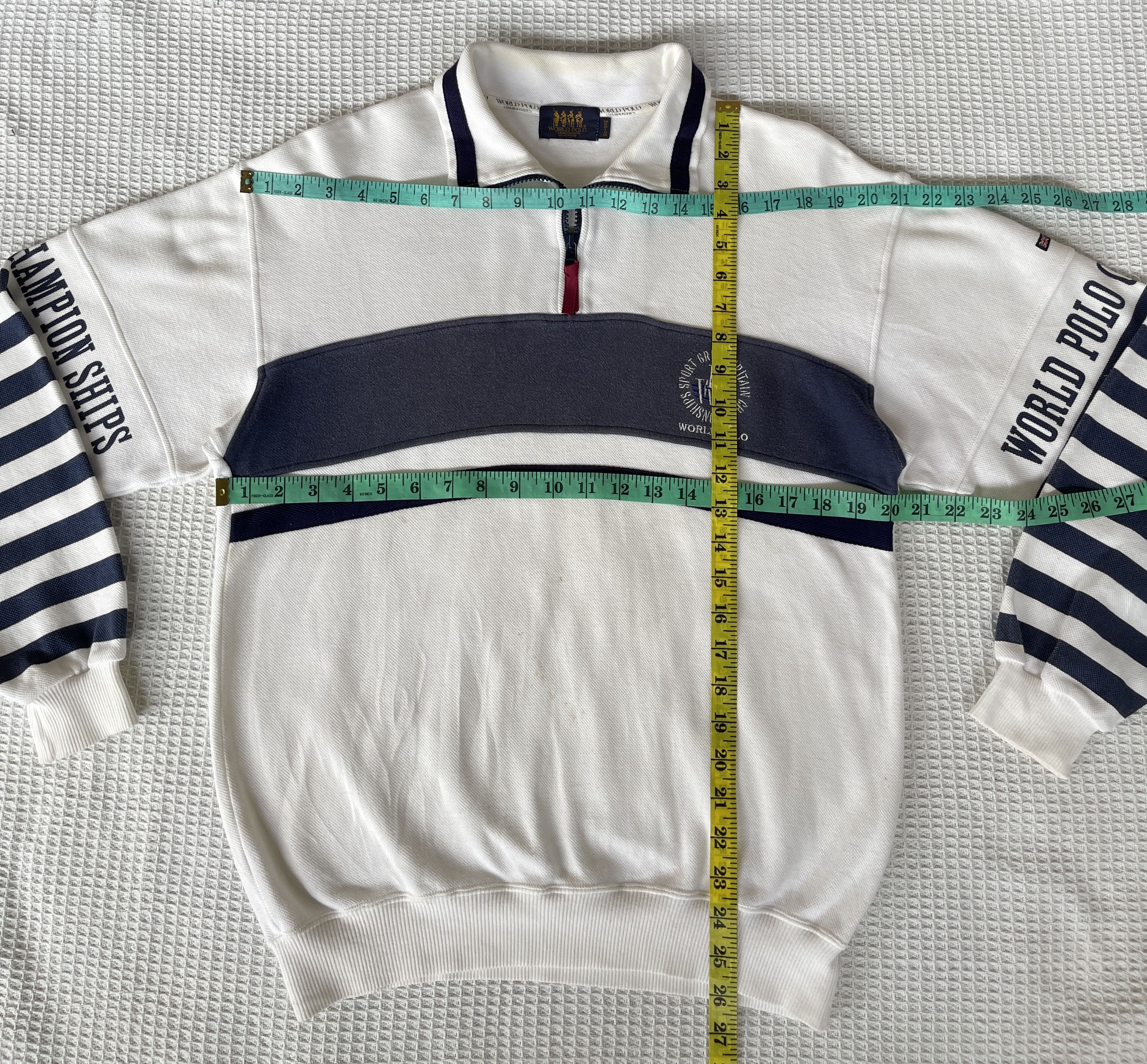 Ralph Lauren Sport Vintage 90s🔥POLO SPORT🔥Half Zip Sweatshirt long Sleeve Size US M / EU 48-50 / 2 - 6 Thumbnail