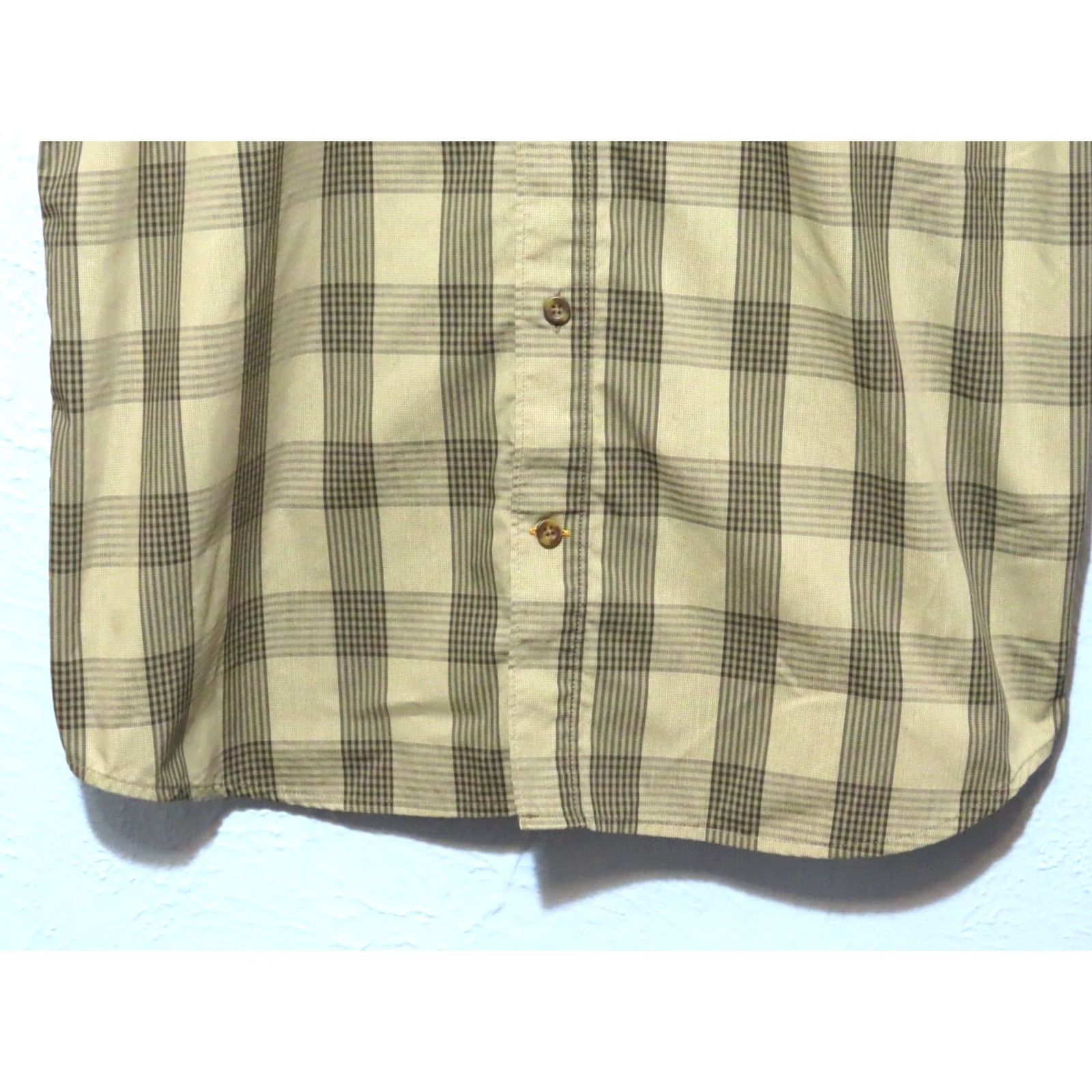 Carhartt Carhartt Shirt Men L Tan Plaid Button Short Sleeve Relaxed Fit Work Vented Pocket Stain Fighting Sweat Wicking Western Casual Size US L / EU 52-54 / 3 - 2 Thumbnail
