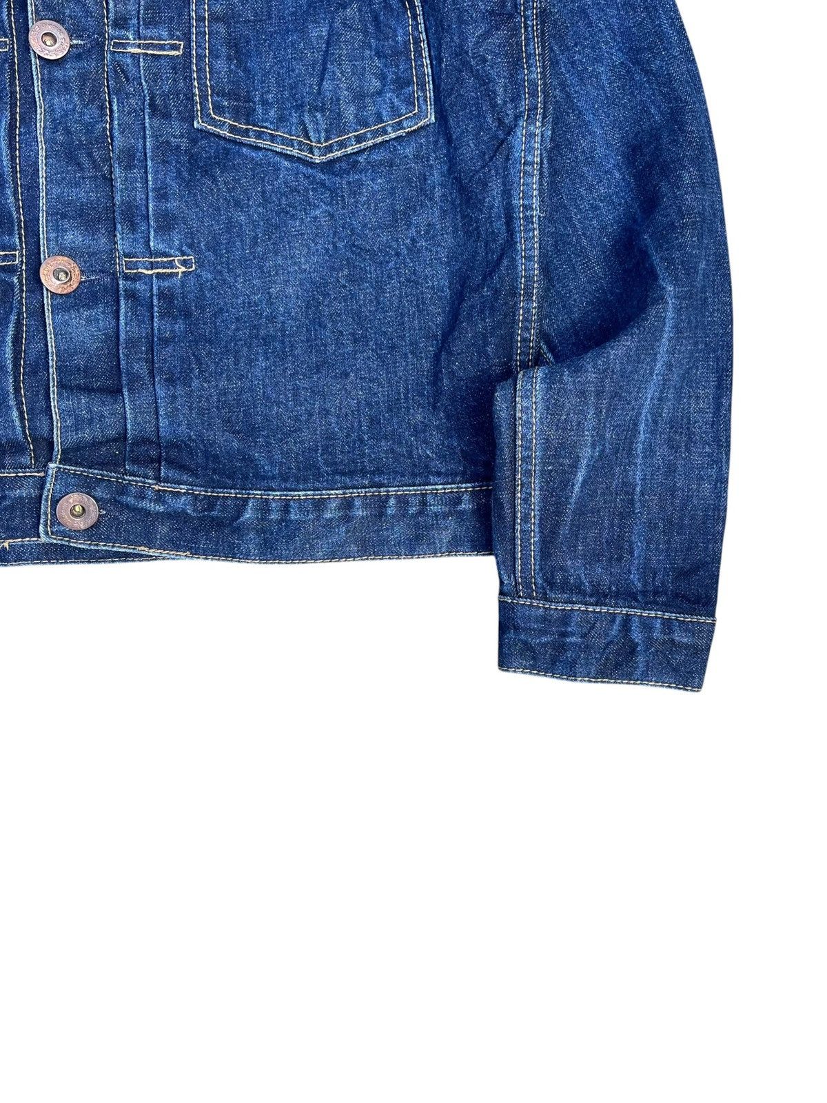 Japanese Brand Type 1 Denim Jacket Cinch Back Size US M / EU 48-50 / 2 - 4 Thumbnail