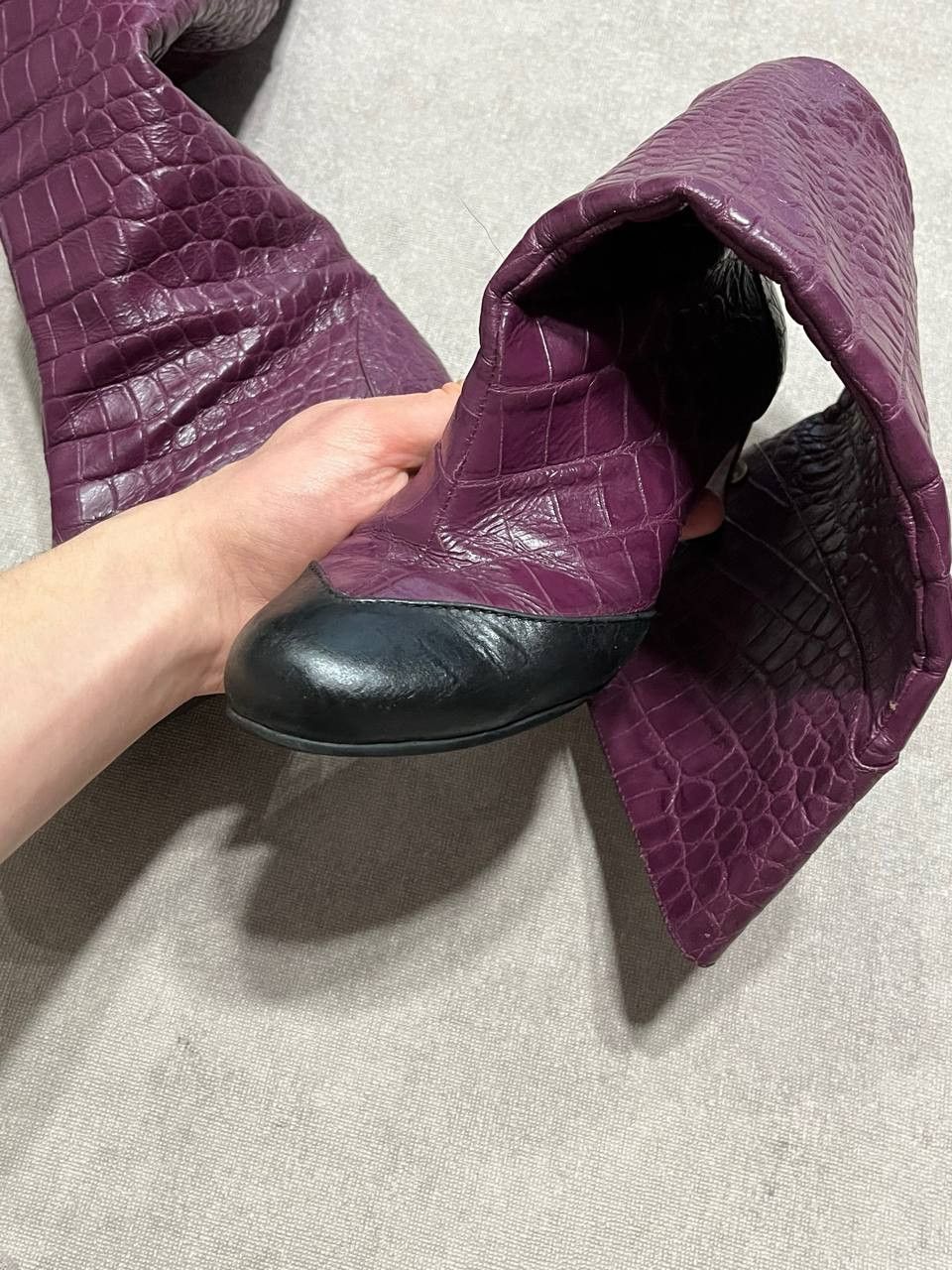 Roberto Cavalli Rare Roberto Cavalli Vintage Women`s Leather Heels Boots 37 Size US 7 / IT 37 - 9 Thumbnail