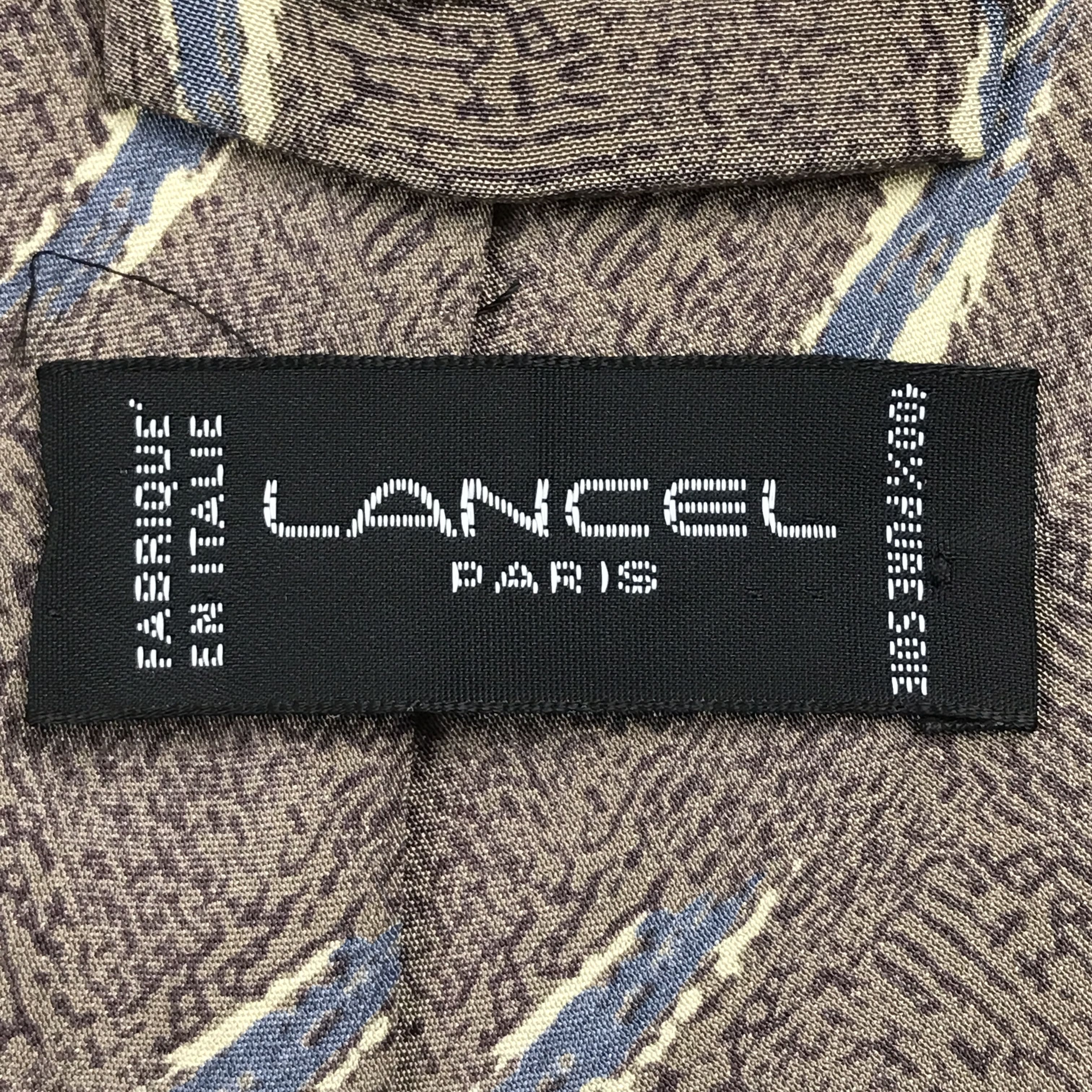Lancel × Vintage Vintage Lancel Silk Necktie Size ONE SIZE - 8 Thumbnail