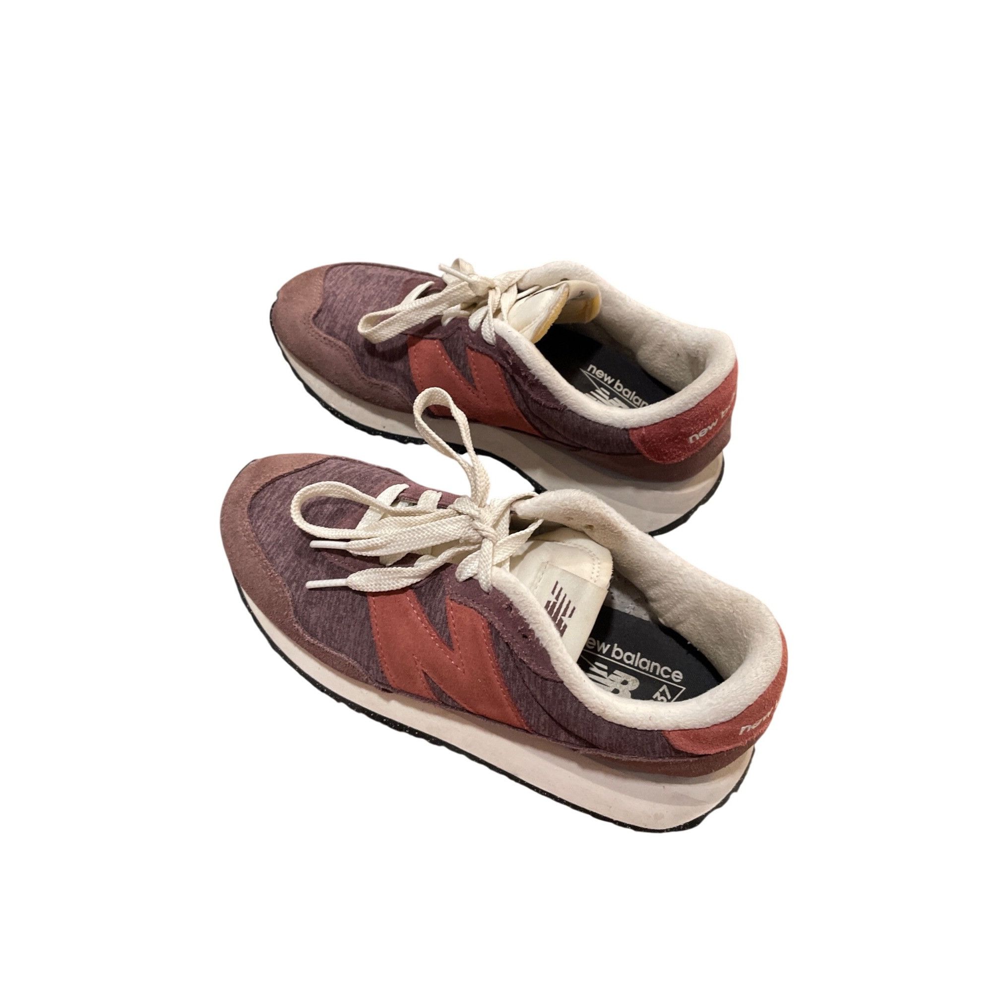 New Balance New Balance 237 wms red brown suede fabric walk run sneakers Size US 8 / IT 38 - 4 Thumbnail