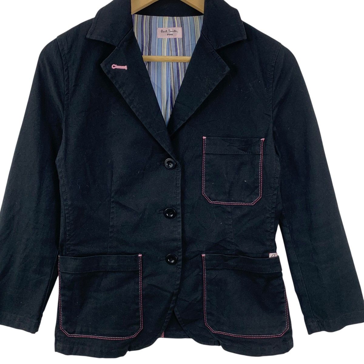 Paul Smith Vintage PAUL SMITH PINK Collection London Blazer Coat Formal Size XS / US 0-2 / IT 36-38 - 5 Thumbnail