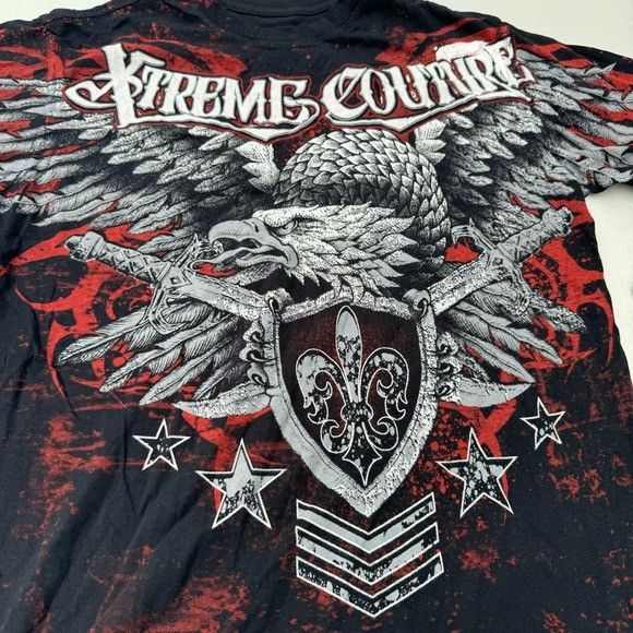 Designer NWT Xtreme Couture Affliction Normandy Eagle UFC MMA Biker T Size US S / EU 44-46 / 1 - 2 Thumbnail