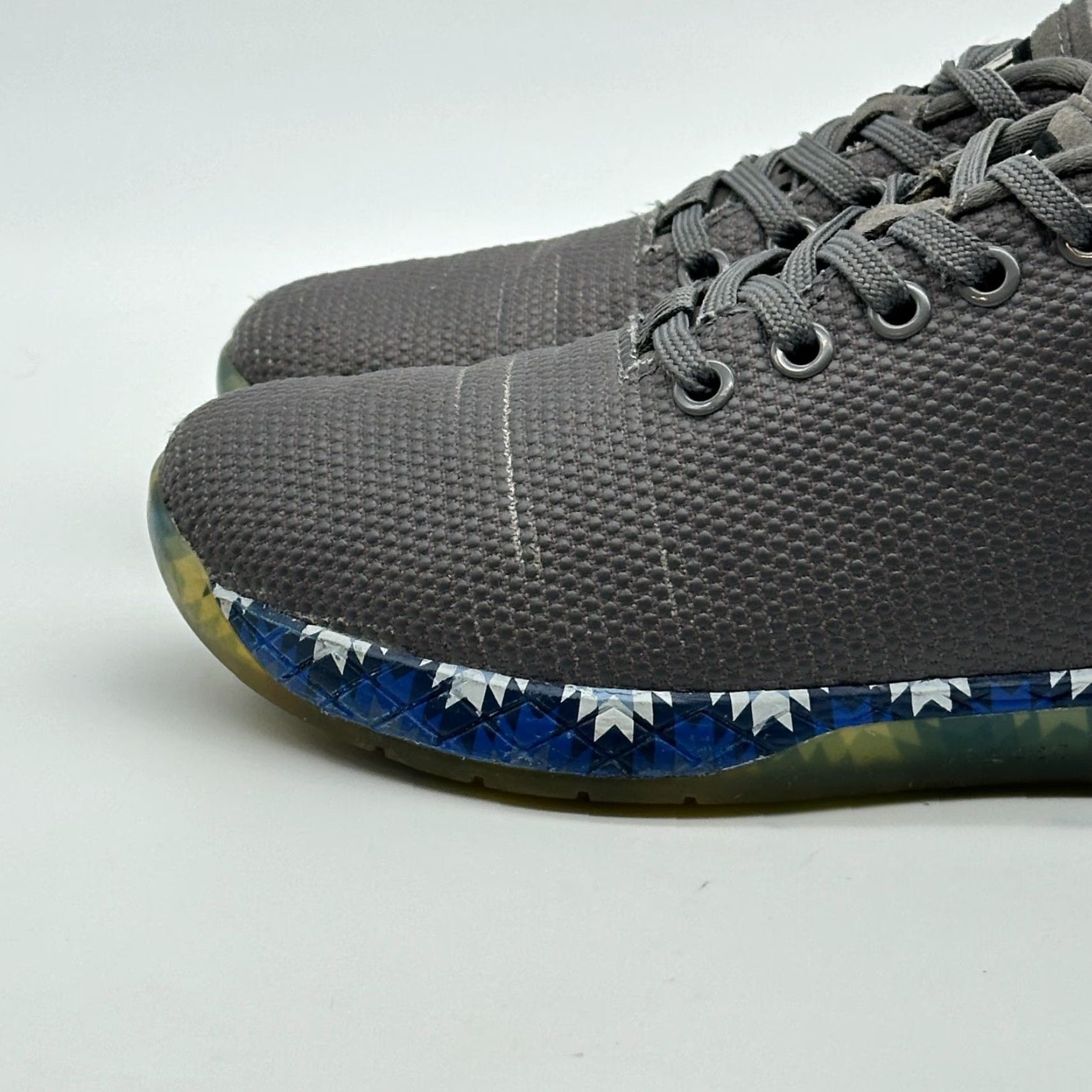 Vintage No Bull Superfabric Sneakers Women's Size 6.5 Mens Size 5 Gray Aztec Workout Size US 4 / IT 34 - 3 Thumbnail