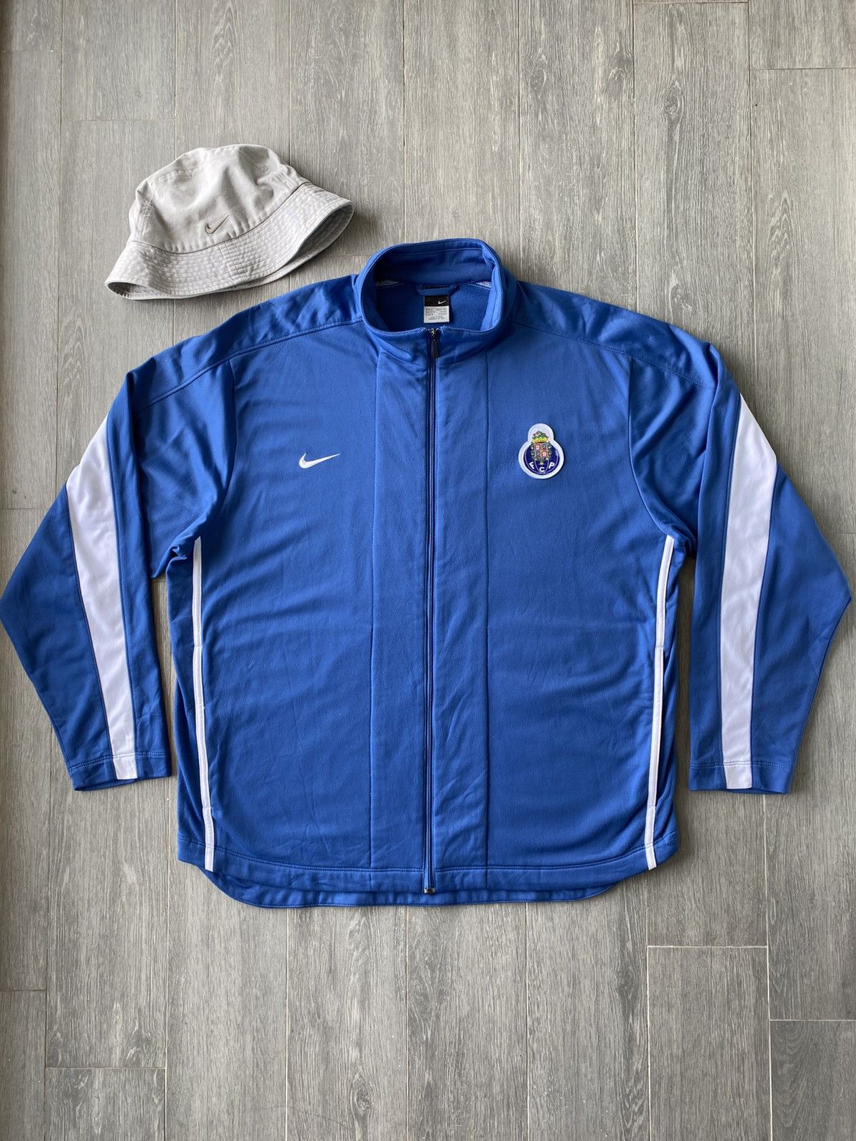 Nike × Vintage Vintage 00’s Nike FC Porto Track Jacket Size US XL / EU 56 / 4 - 2 Thumbnail
