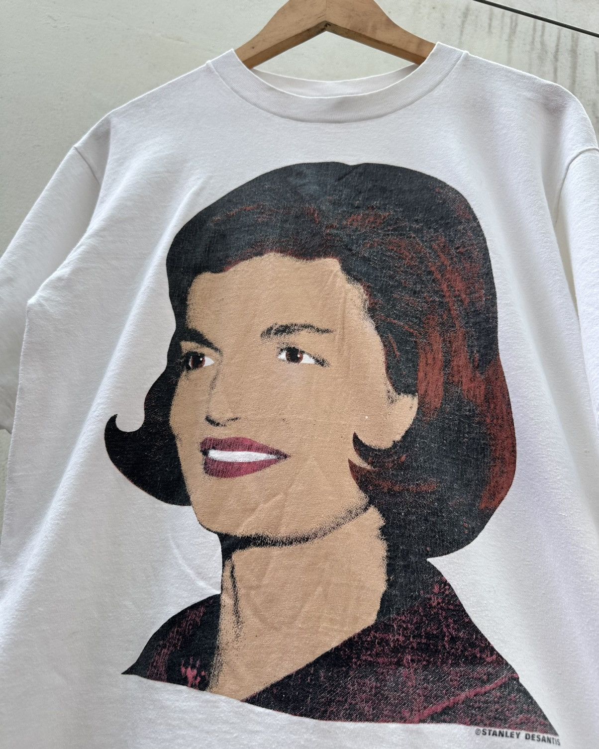 Vintage Vintage Jacqueline Kennedy Stanley Desantis T shirt Size US L / EU 52-54 / 3 - 2 Thumbnail