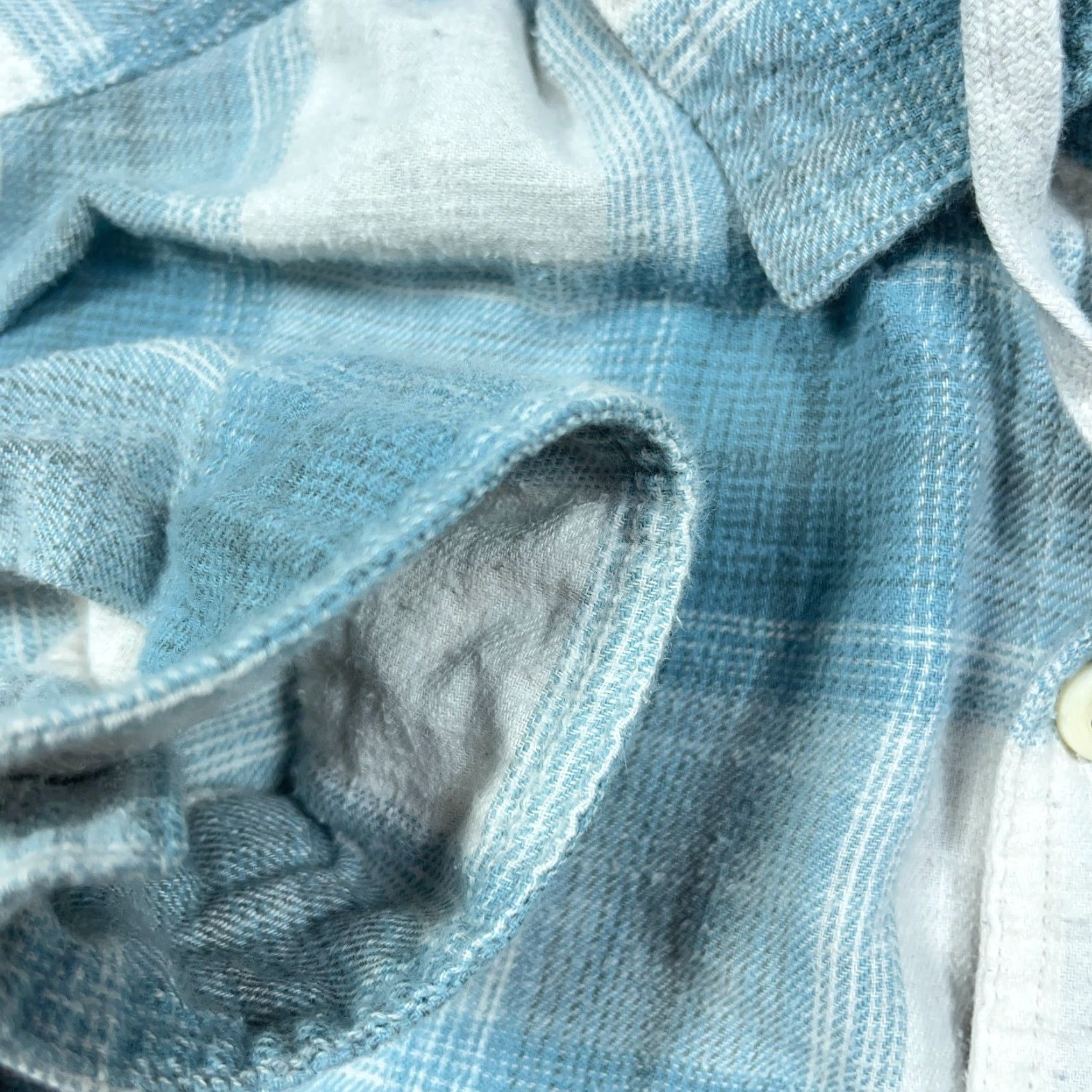 American Eagle Outfitters VINTAGE American Eagle Outfitters Shirt Jacket Men Large Blue Plaid Flannel Shacket Unlined Hooded Size US L / EU 52-54 / 3 - 6 Thumbnail