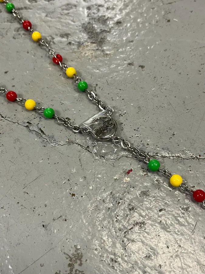 Dolce & Gabbana AW2005 Dolce & Gabbana Rasta Rosary Cross Necklace Size ONE SIZE - 4 Thumbnail