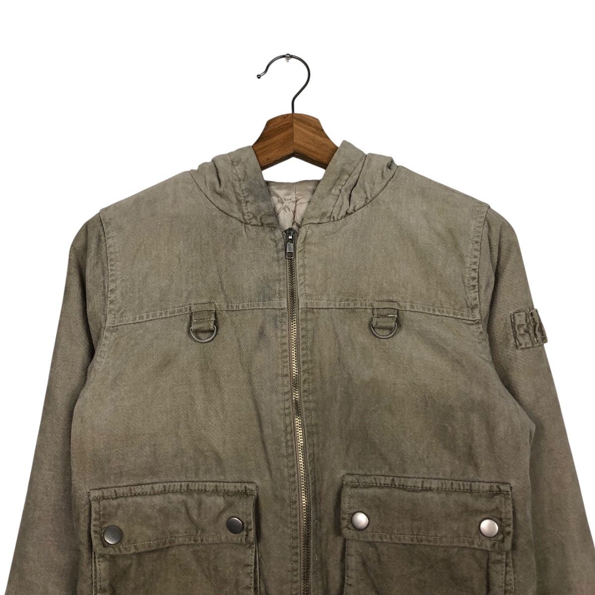 Japanese Brand 📌Vintage Cropped Biker Bomber Jacket Tactical Issey Miyake Size US M / EU 48-50 / 2 - 4 Thumbnail