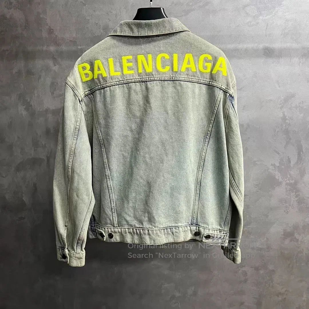 Balenciaga balenciaga fitted long sleeve denim jacket. Size US S / EU 44-46 / 1 - 2 Thumbnail
