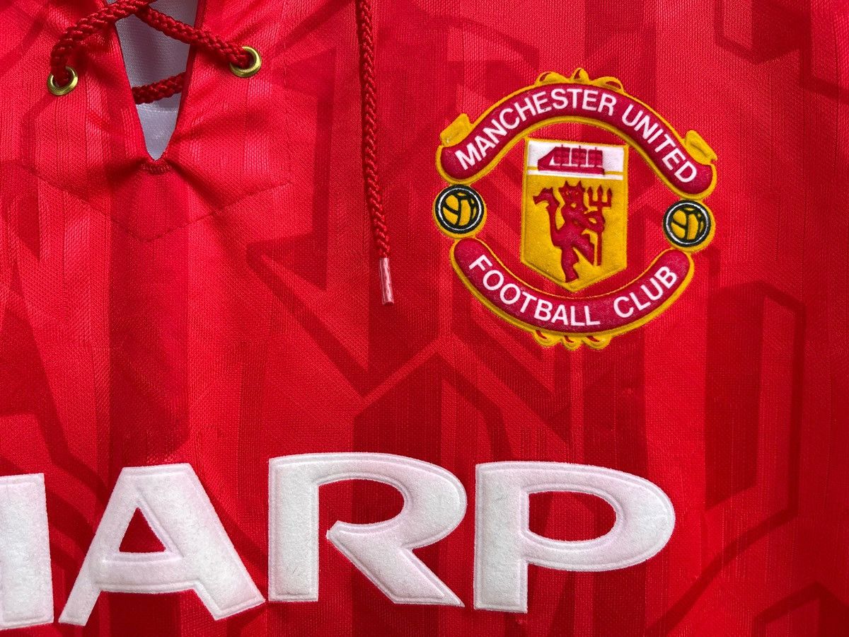 Nike Vintage 1992-94 Manchester United Shirt Umbro Sharp Jersey Size US XL / EU 56 / 4 - 10 Thumbnail