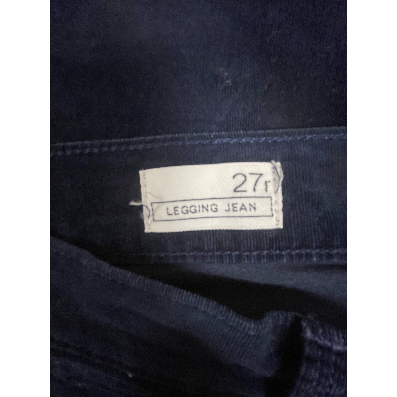Gap Gap 1969 Blue Corduroy Stretchy Jean Leggings Size 27r 4-6 Size 27" / US 4 / IT 40 - 6 Thumbnail