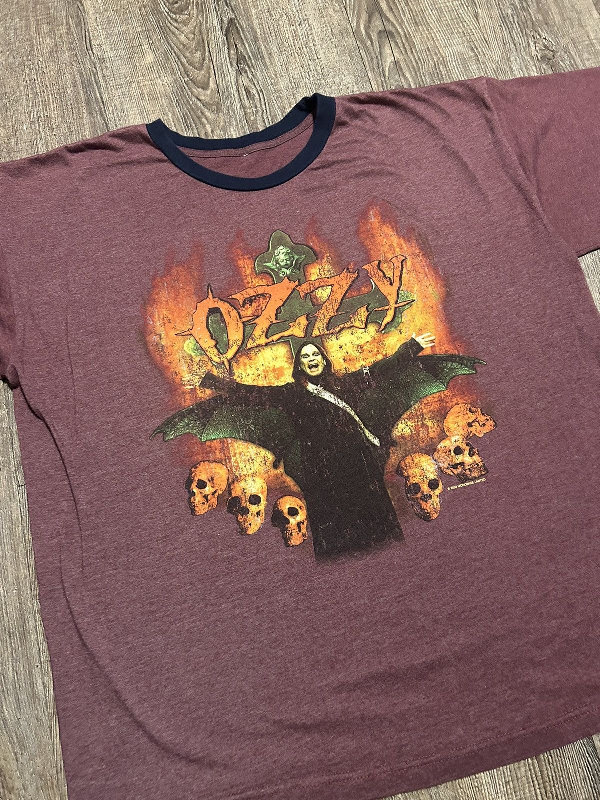 Ozzy Osbourne Vintage 2003 Ozzy Osbourne King of Darkness Monowise Limited Size US XL / EU 56 / 4 - 1 Thumbnail