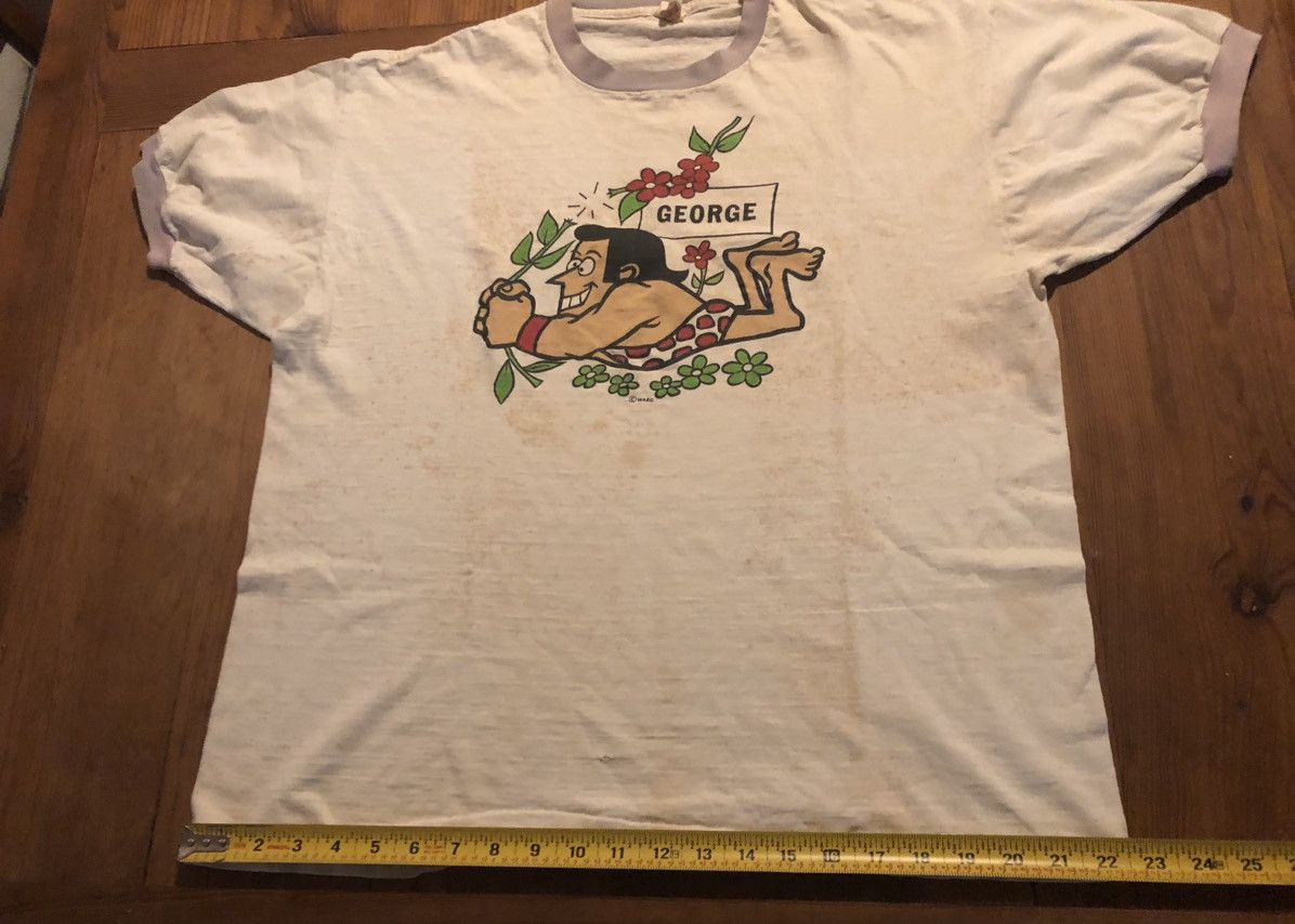 Vintage Vintage 80s George Of The Jungle T Shirt S/XL Size US XL / EU 56 / 4 - 5 Thumbnail