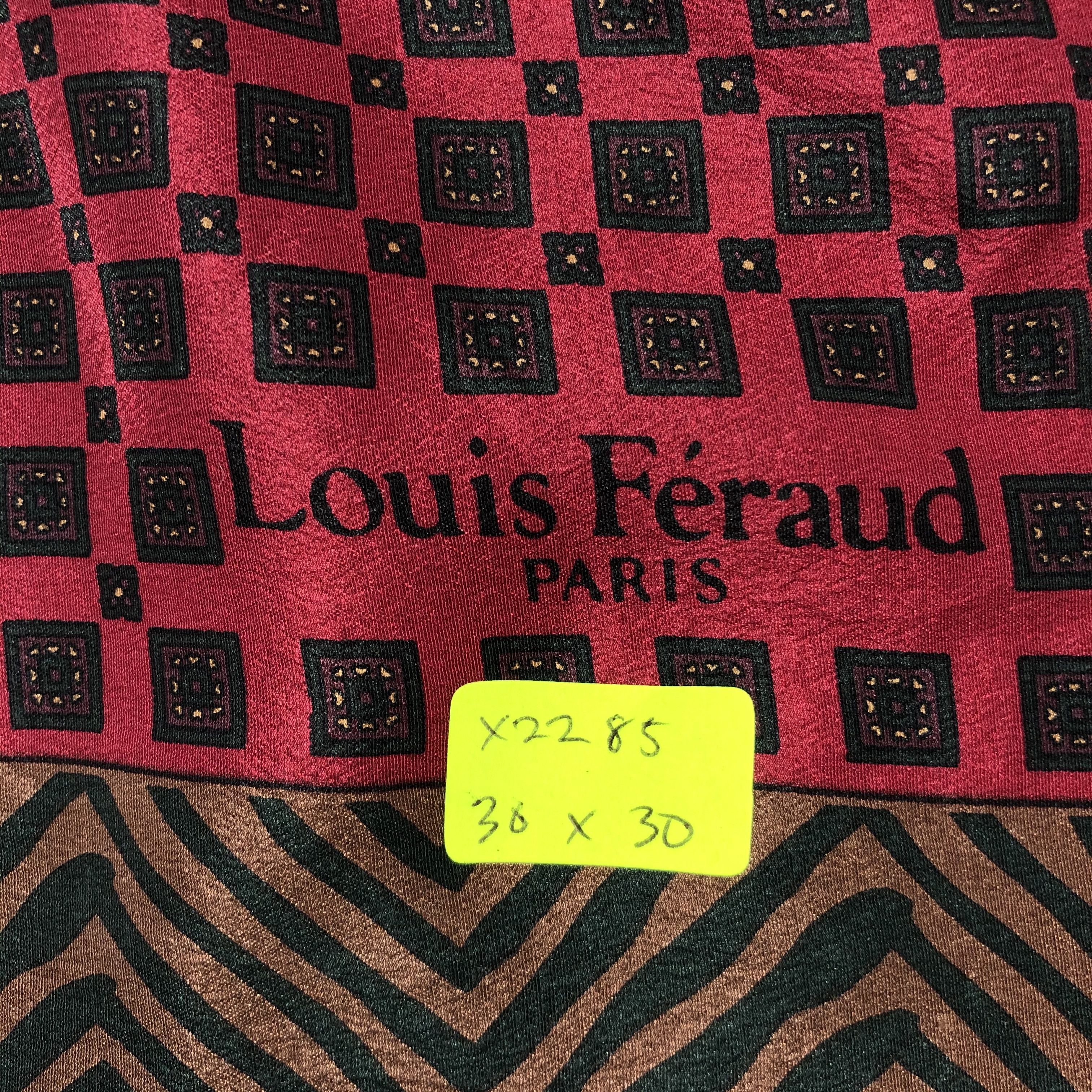 Louis Feraud Vintage Louis Feraud Silk Scarf Size ONE SIZE - 7 Thumbnail