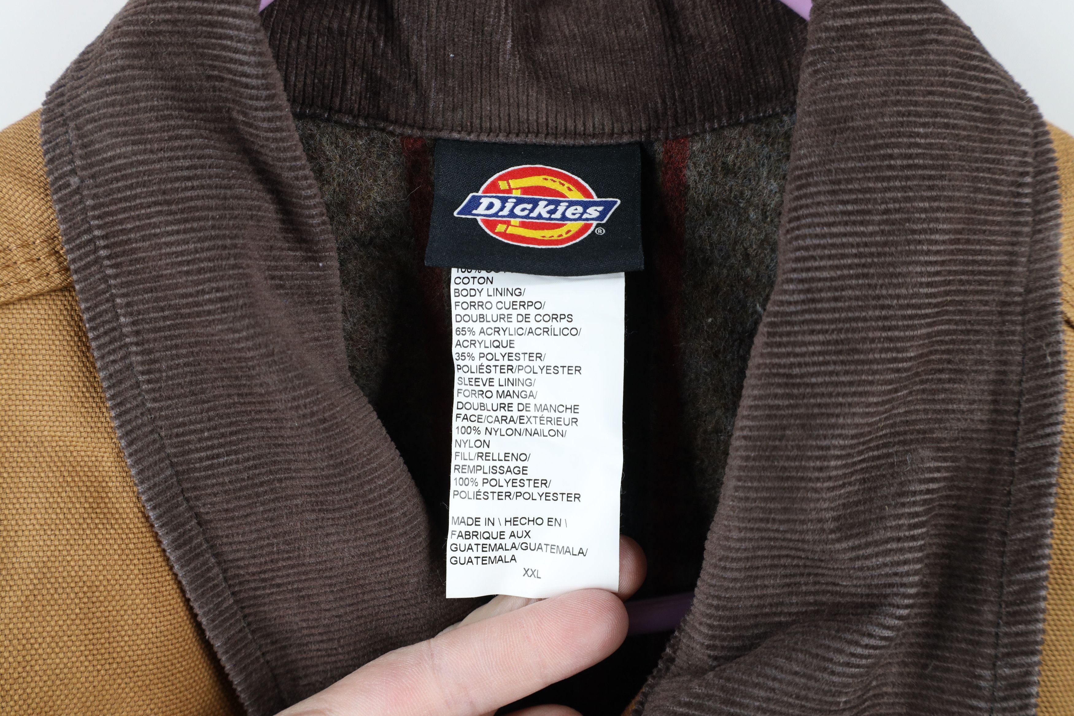 Dickies × Vintage Vintage Dickies Lined Detroit Bomber Jacket Duck Brown Size US XXL / EU 58 / 5 - 10 Thumbnail