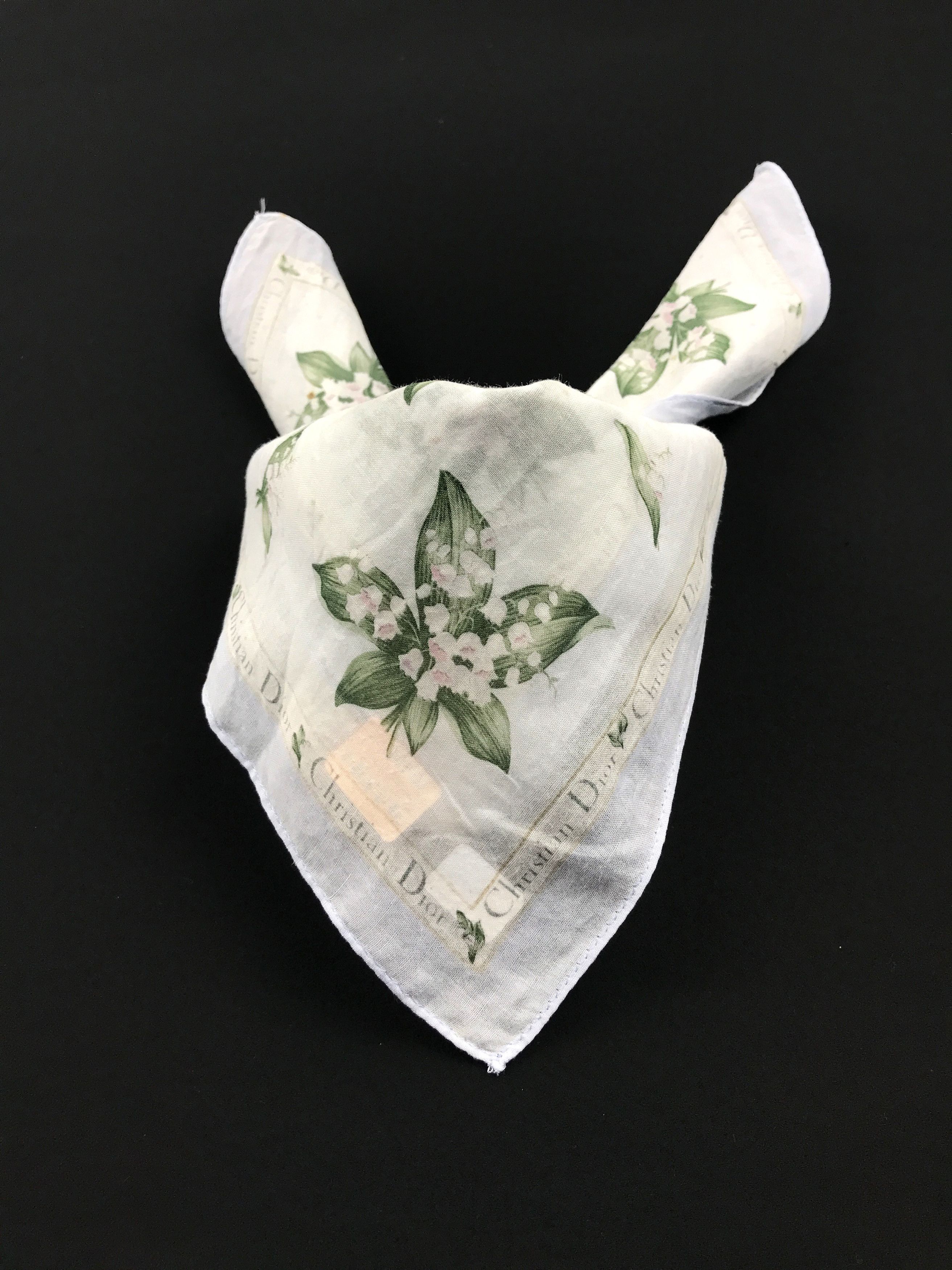 Christian Dior Monsieur × Vintage Vintage Christian Dior Bandana Neckerchief Handkerchief Size ONE SIZE - 3 Thumbnail