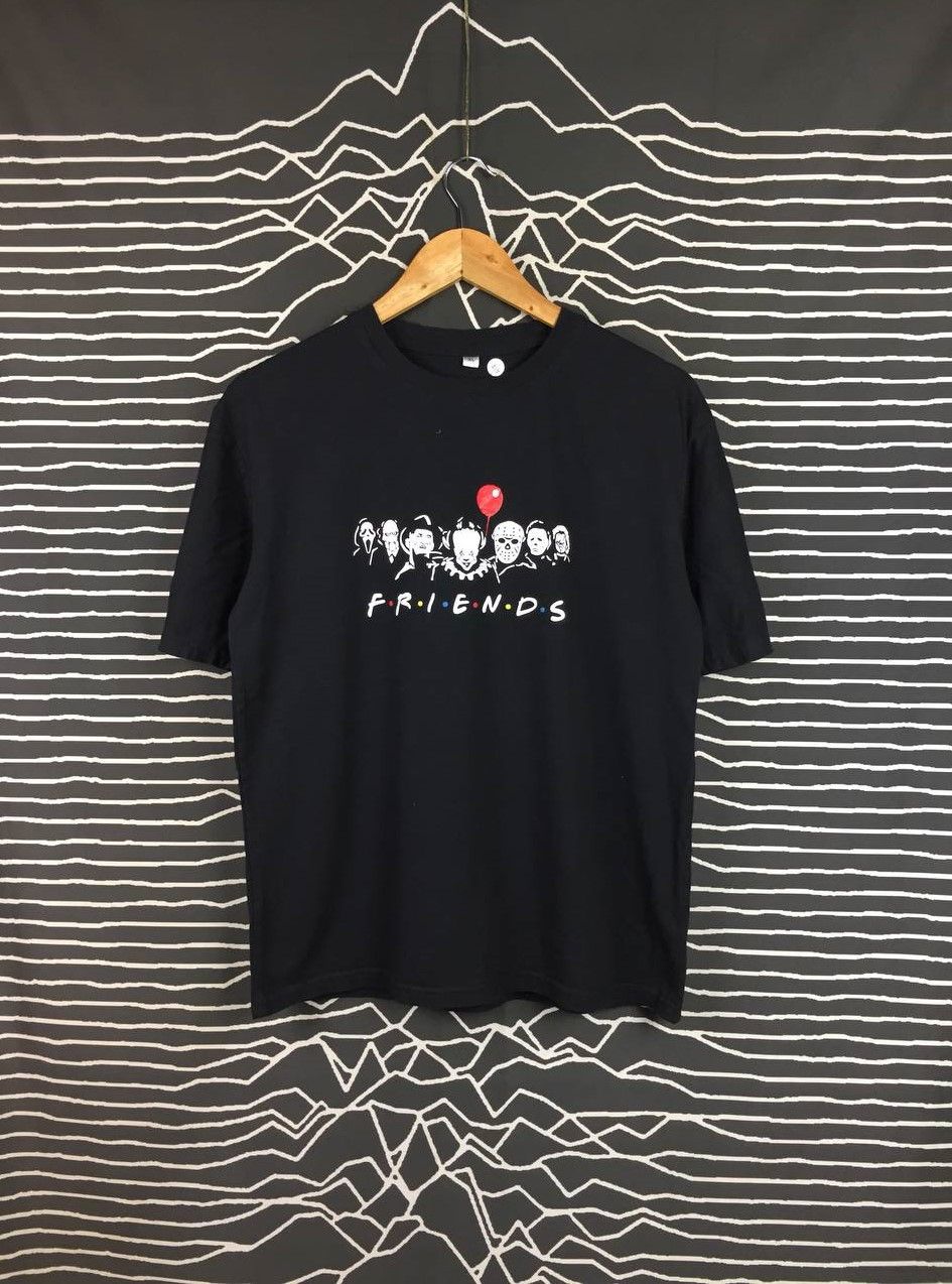 Vintage Friends Horror Movie Characters Chucky Freddy Jason Tee Size US M / EU 48-50 / 2 - 2 Thumbnail