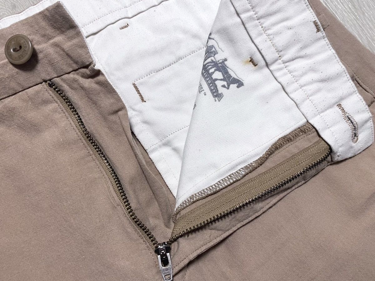 Levi's Vintage Clothing Levi’s Cotton Linen Sand Casual Chino Trousers Pants Size US 31 - 18 Thumbnail