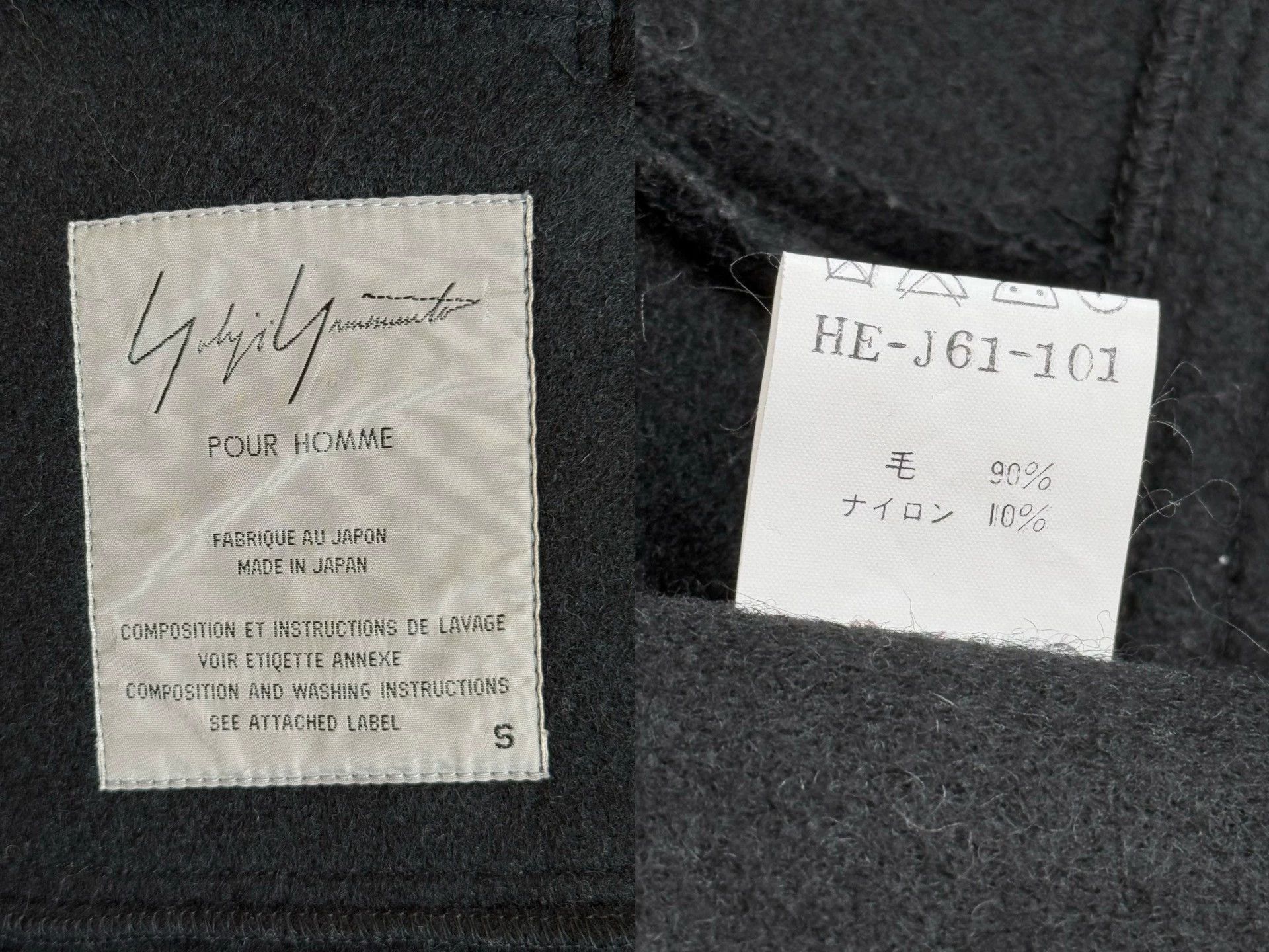Yohji Yamamoto Yohji Yamamoto 95AW DB Wool Suit Jacket Size US S / EU 44-46 / 1 - 7 Thumbnail
