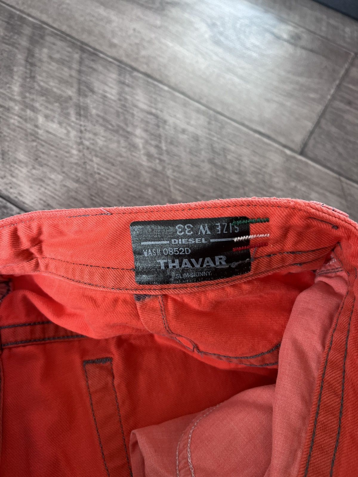 Diesel Rare Diesel D.N.A. S/S 2016 THAVAR Slim Skinny Distressed Size US 33 - 19 Thumbnail