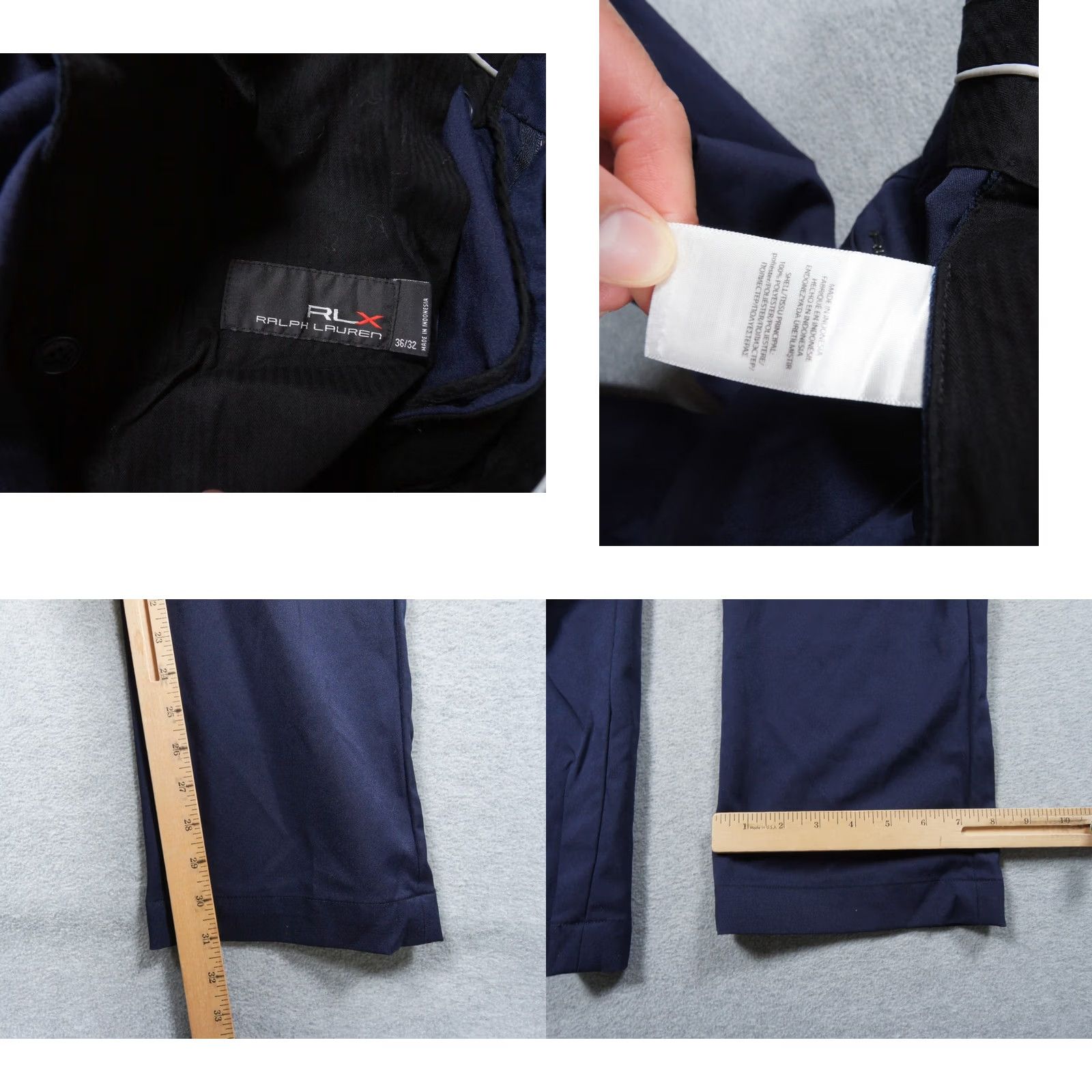 RLX Ralph Lauren Rlx Ralph Lauren Pants Mens 36x31 Blue Trousers Golf Business Work Dress Preppy Size US 36 / EU 52 - 8 Thumbnail