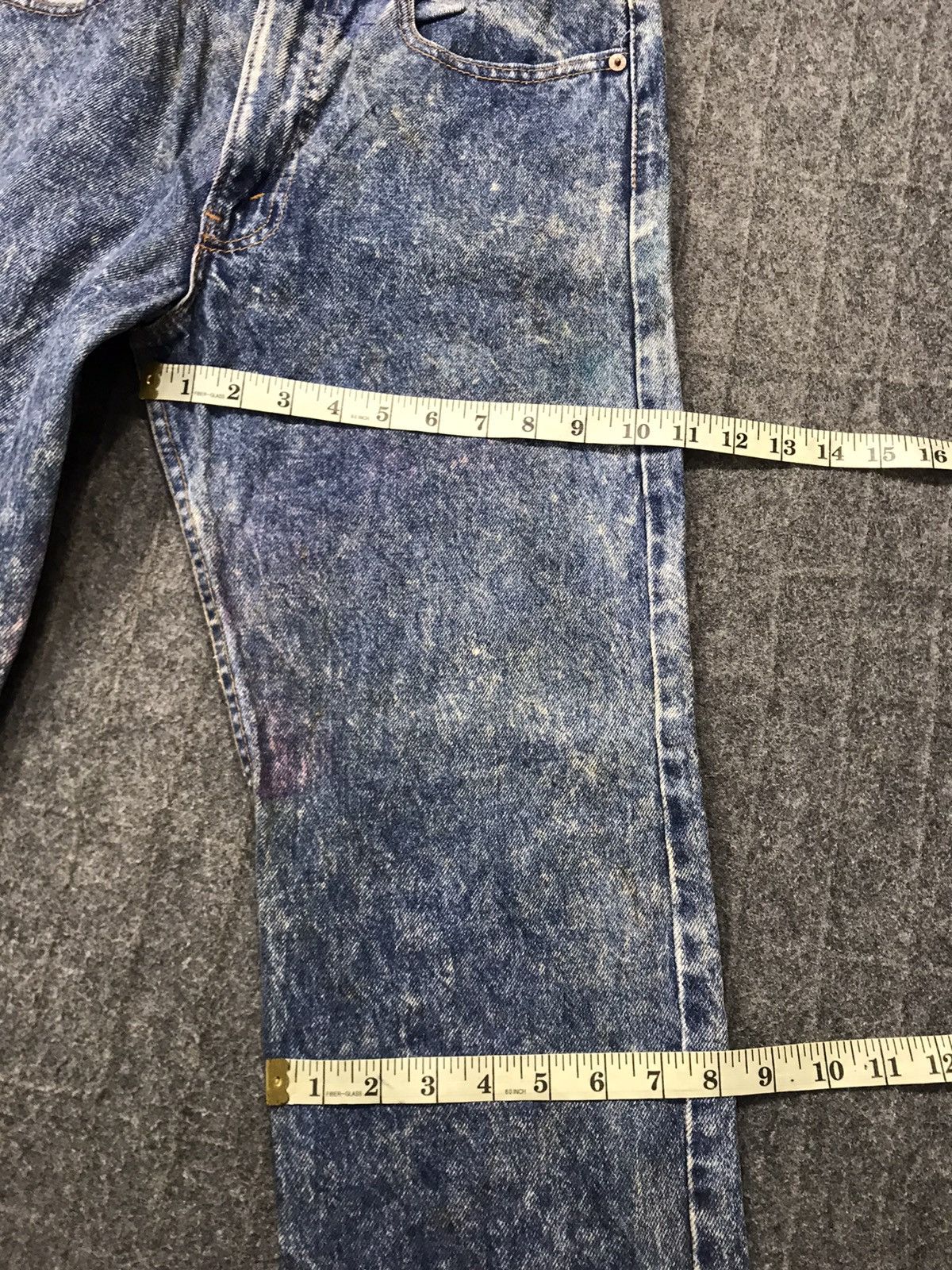 Levi's Vintage Clothing Levi's Lot 505 Zipper Indigo Denim Cu Acid Wash Size US 29 - 12 Thumbnail
