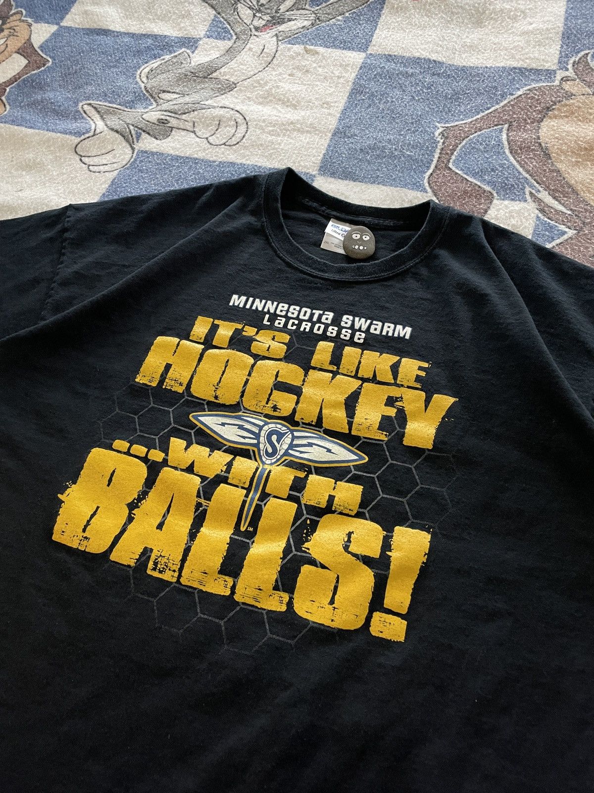 Vintage Y2K Minnesota swarm lacrosse tee Size US XL / EU 56 / 4 - 2 Thumbnail