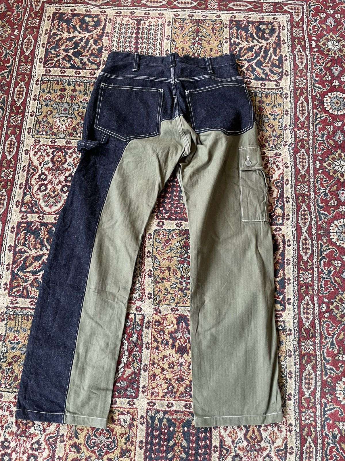 KOJIMA GENES Kojima Genes two tone panel work wear pants 30” Size US 30 / EU 46 - 4 Thumbnail