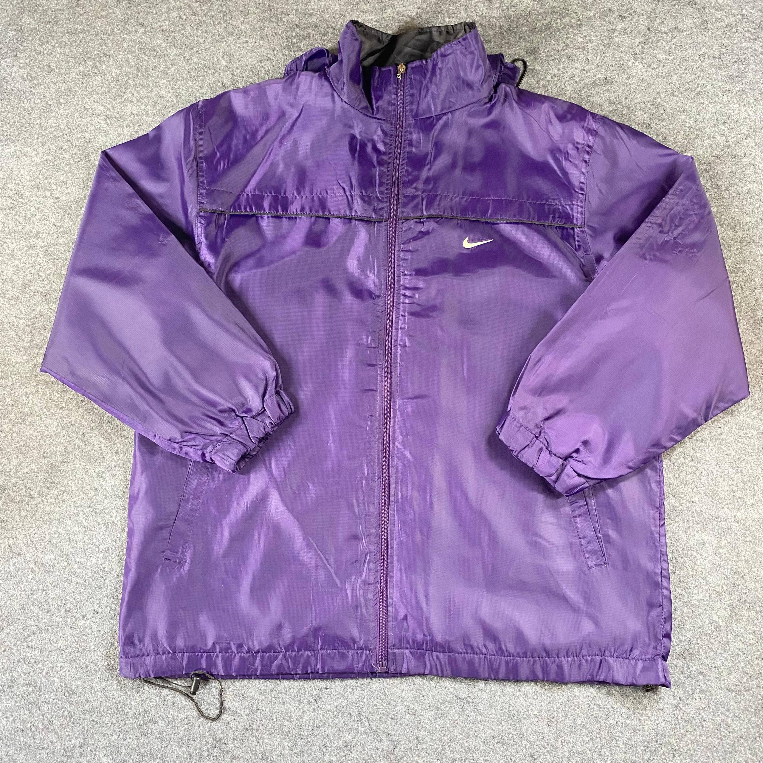 Nike Vintage Nike Small Logo Windbreaker Hoodies Size US L / EU 52-54 / 3 - 3 Thumbnail