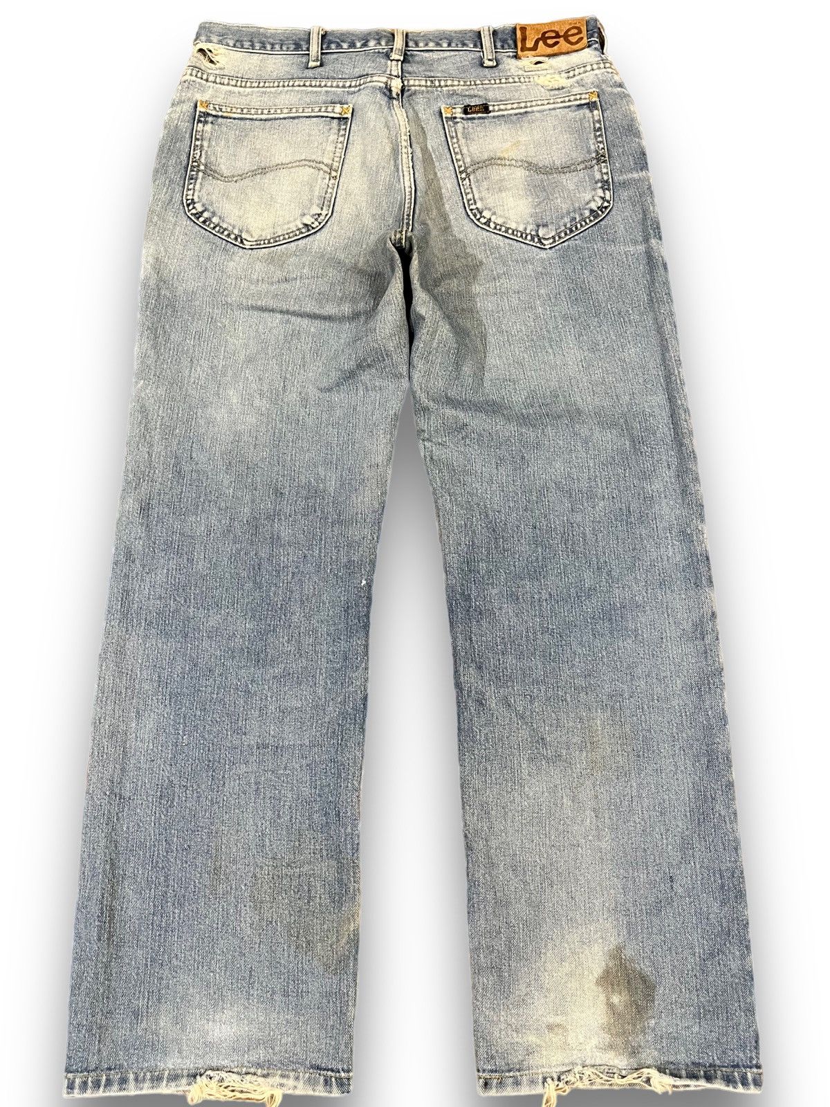 Lee Vintage Lee Riders Sanforized Distressed Denim Size US 33 - 7 Thumbnail