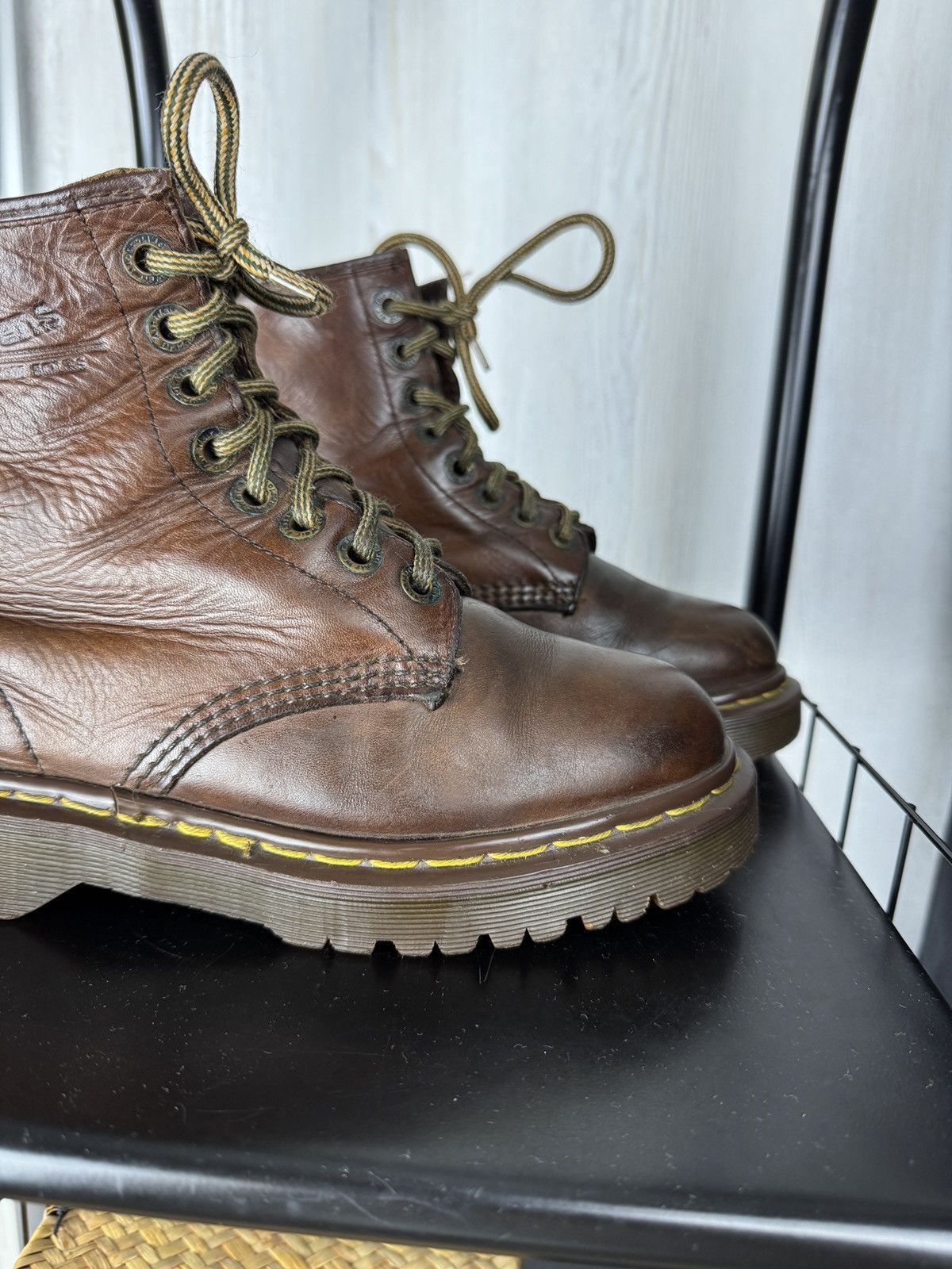 Dr. Martens Vintage Dr.Martens Air Cushion made in England Leather Boots Size US 6.5 / IT 36.5 - 3 Thumbnail