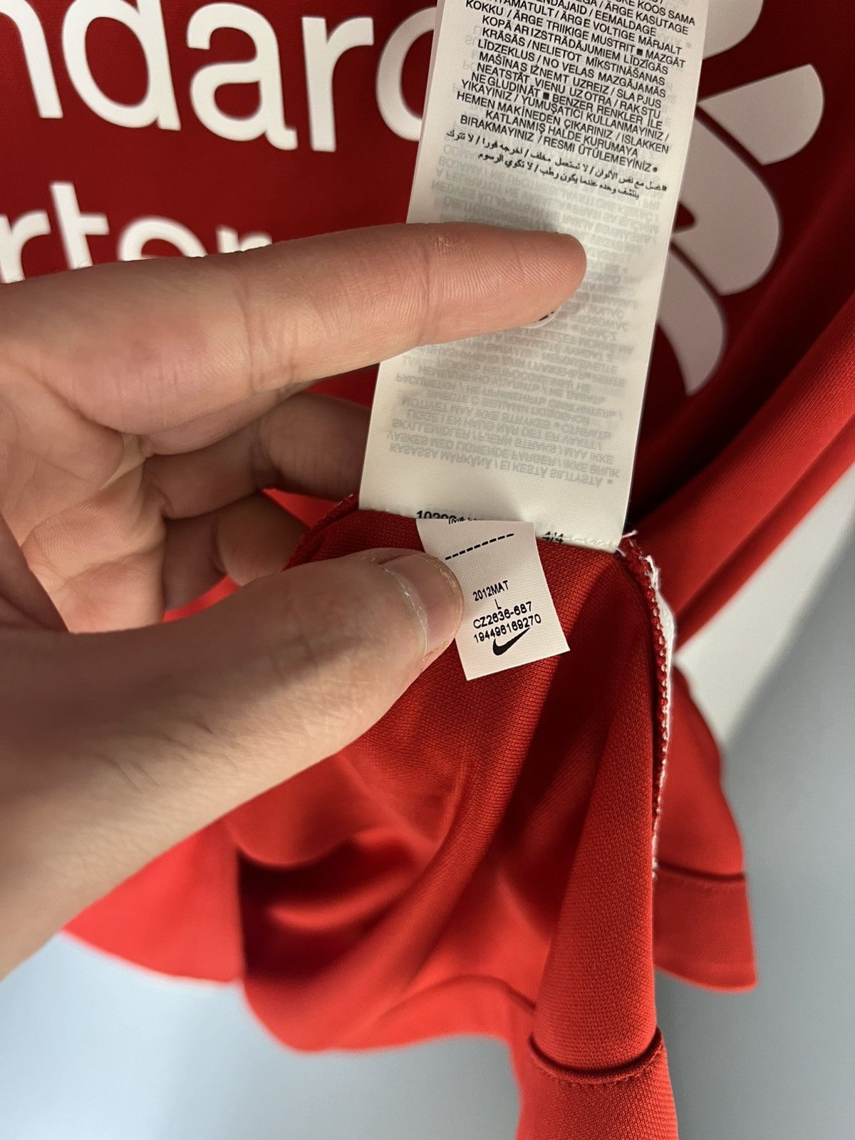 Nike VINTAGE NIKE FC LIVERPOOL ENGLAND SOCCER JERSEY RETRO Y2K Size US L / EU 52-54 / 3 - 13 Thumbnail