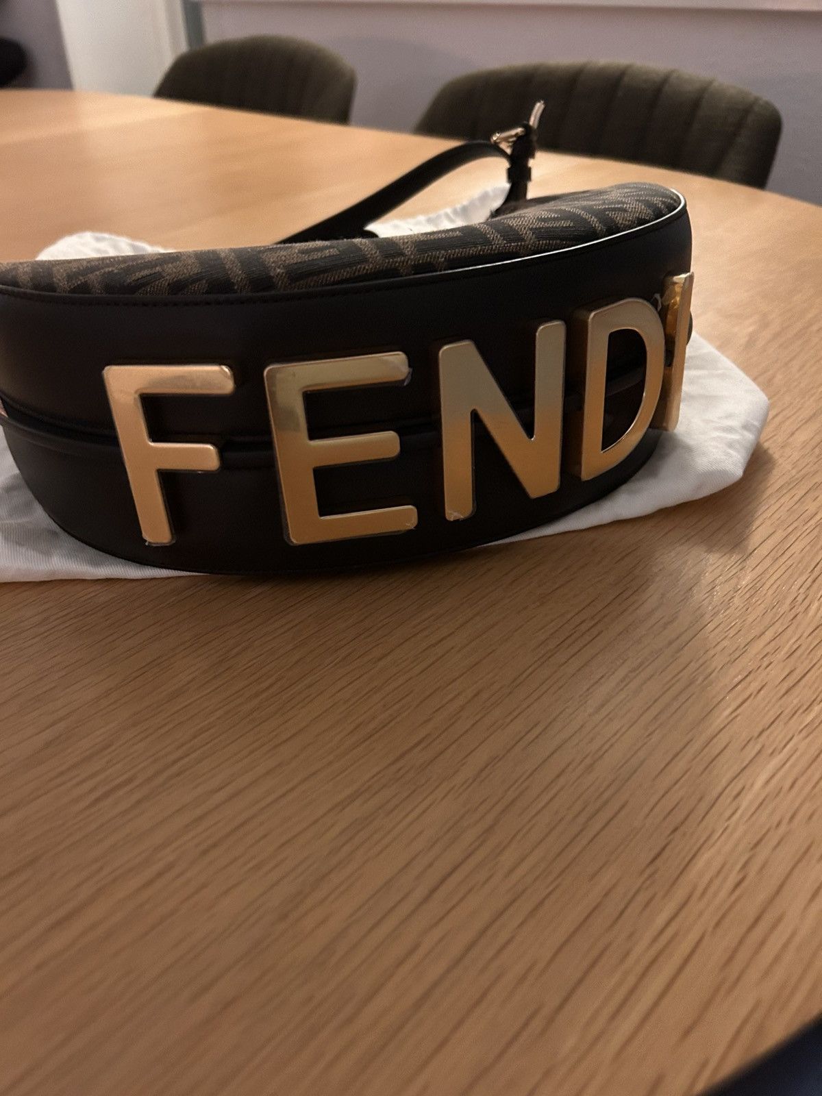 Fendi Fendigraphy Logo Hobo Bag Size ONE SIZE - 6 Thumbnail