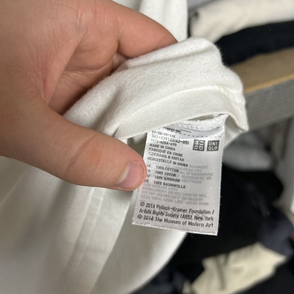Uniqlo Designer Uniqlo Big Graphic logo Art streetwear tee Size US XS / EU 42 / 0 - 8 Thumbnail