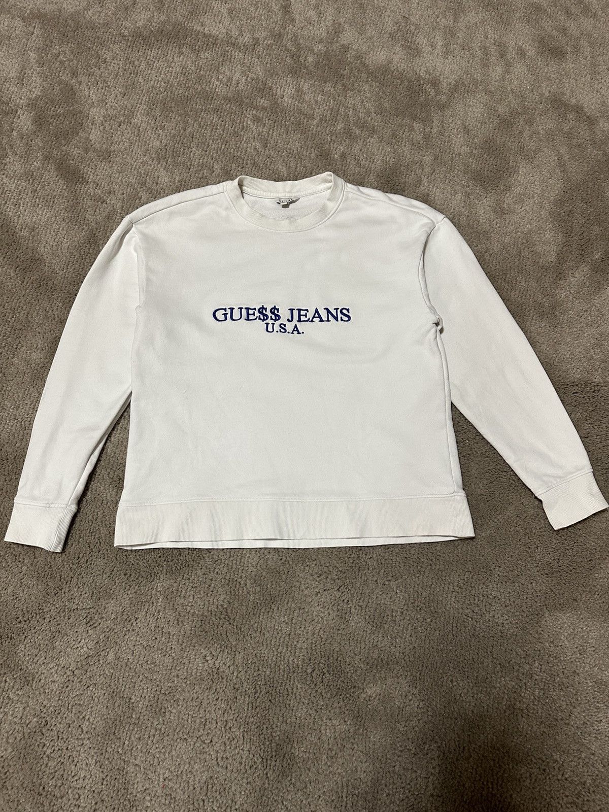 A$AP Rocky × Guess Guess X Asap Rocky Crewneck Sweatshirt Size US S / EU 44-46 / 1 - 1 Thumbnail