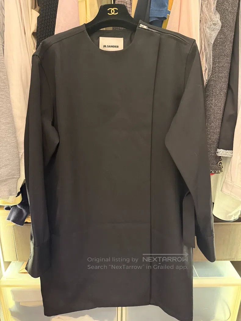 Jil Sander Jil Sander size 46 Black Long Sleeve Shirt Size M / US 6-8 / IT 42-44 - 1 Thumbnail