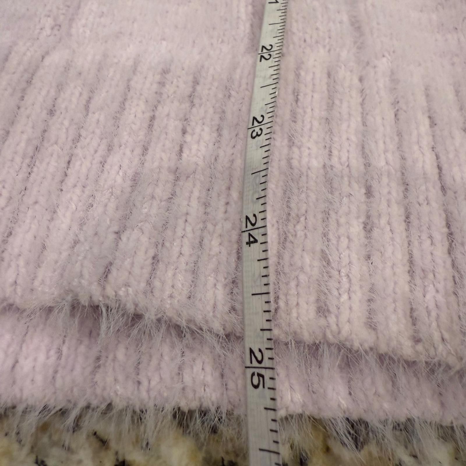 Lucky Brand Lucky Brand lavender cable knit sweater FLAWED hole SZ M Size M / US 6-8 / IT 42-44 - 6 Thumbnail