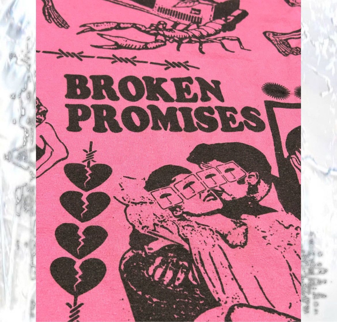 Broken Promises Co. × Japanese Brand × Zumiez BROKEN PROMISES ‘Comic Strip’ Tee Size US S / EU 44-46 / 1 - 2 Thumbnail