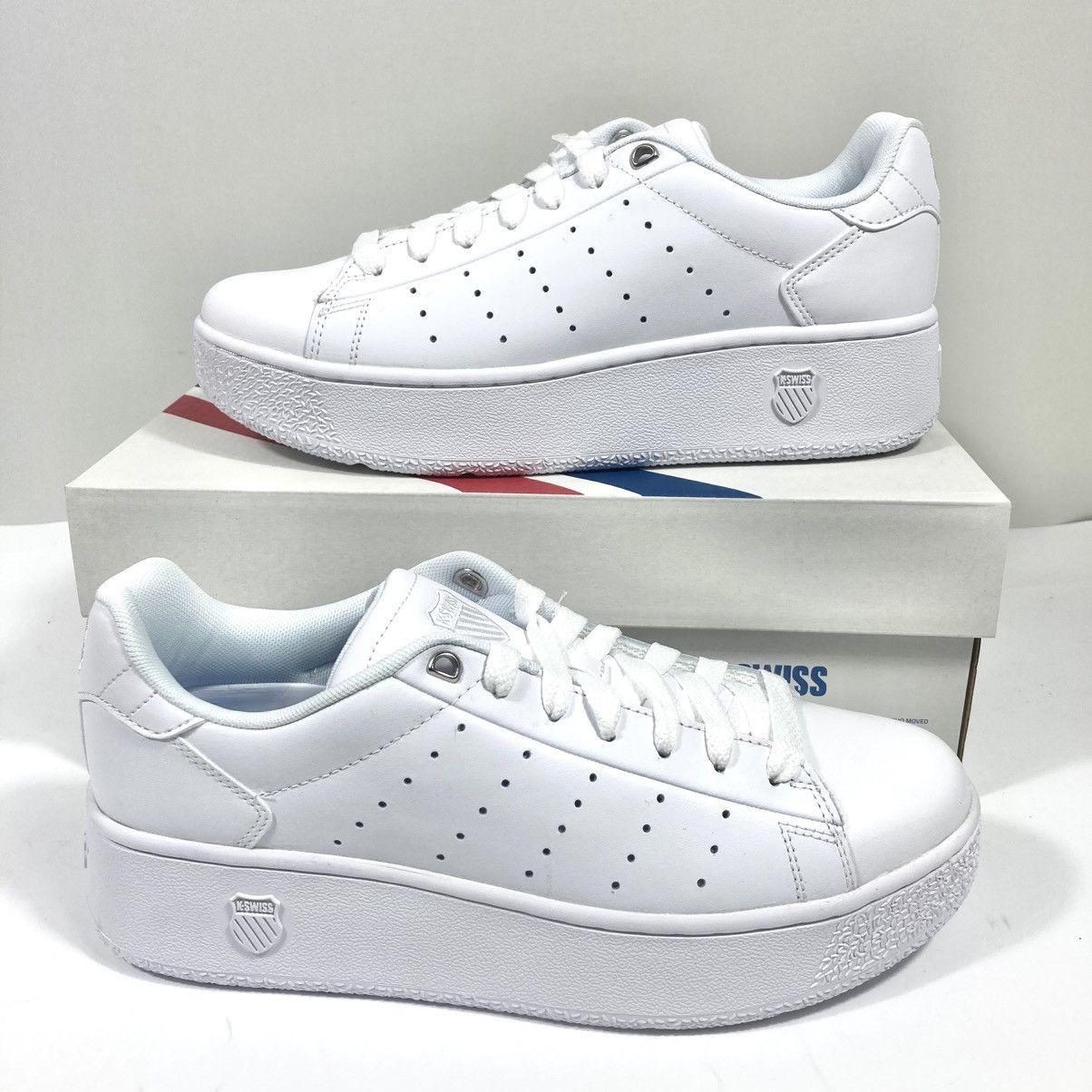 K-Swiss K-Swiss Classic PF Platform Sneakers White Size 10 US NEW Size US 10 / IT 40 - 2 Thumbnail