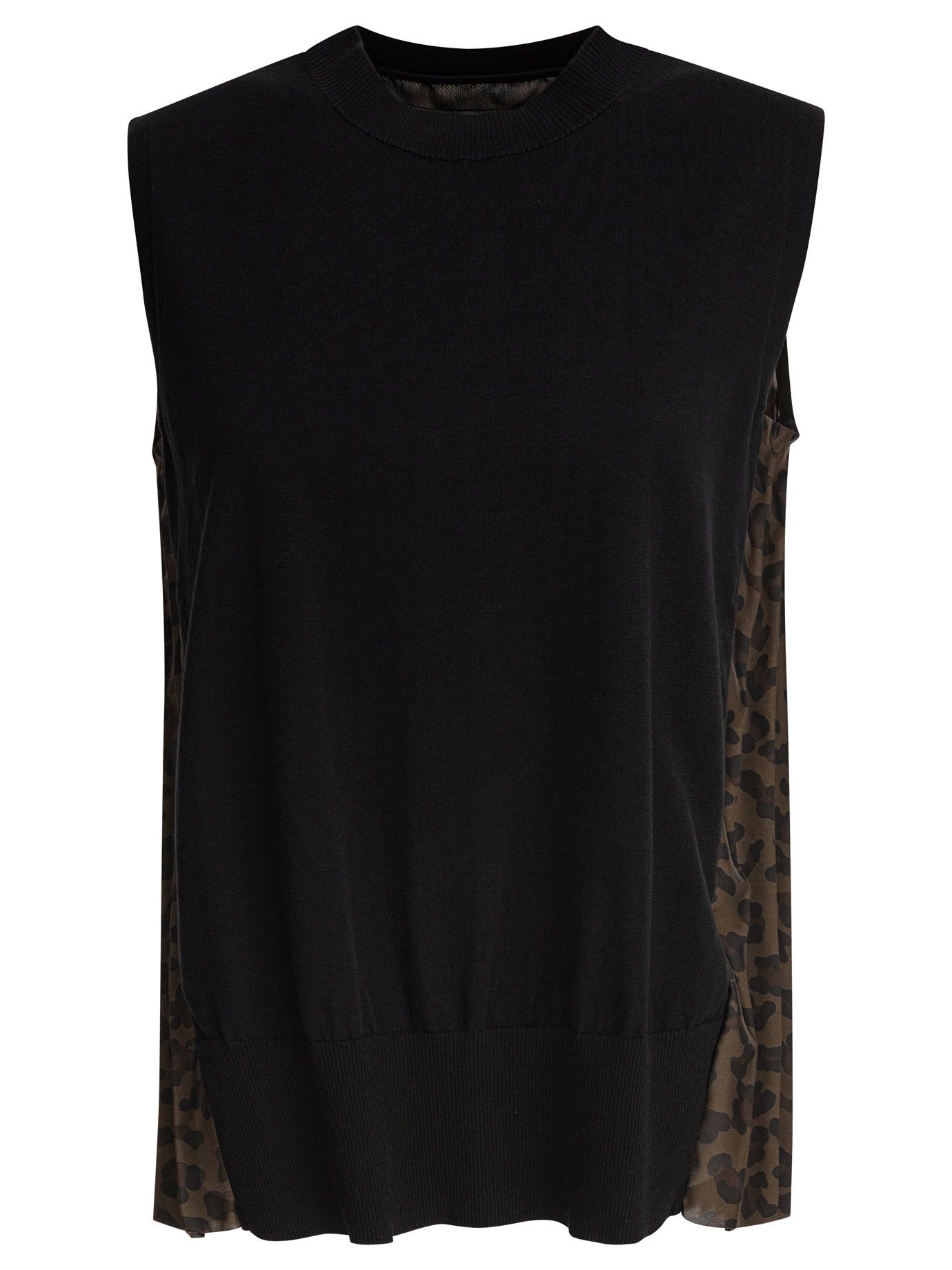 Sacai Leopard Print Top Size L / US 10 / IT 46 - 1 Thumbnail