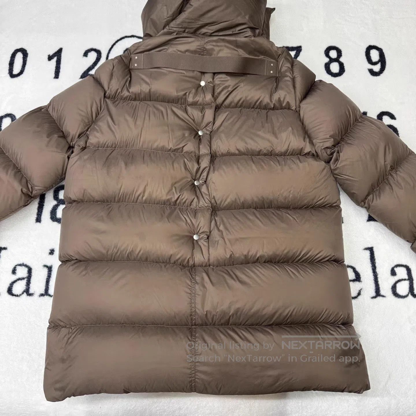 Rick Owens Brown Puffer Coat with Hood . Size US L / EU 52-54 / 3 - 3 Thumbnail