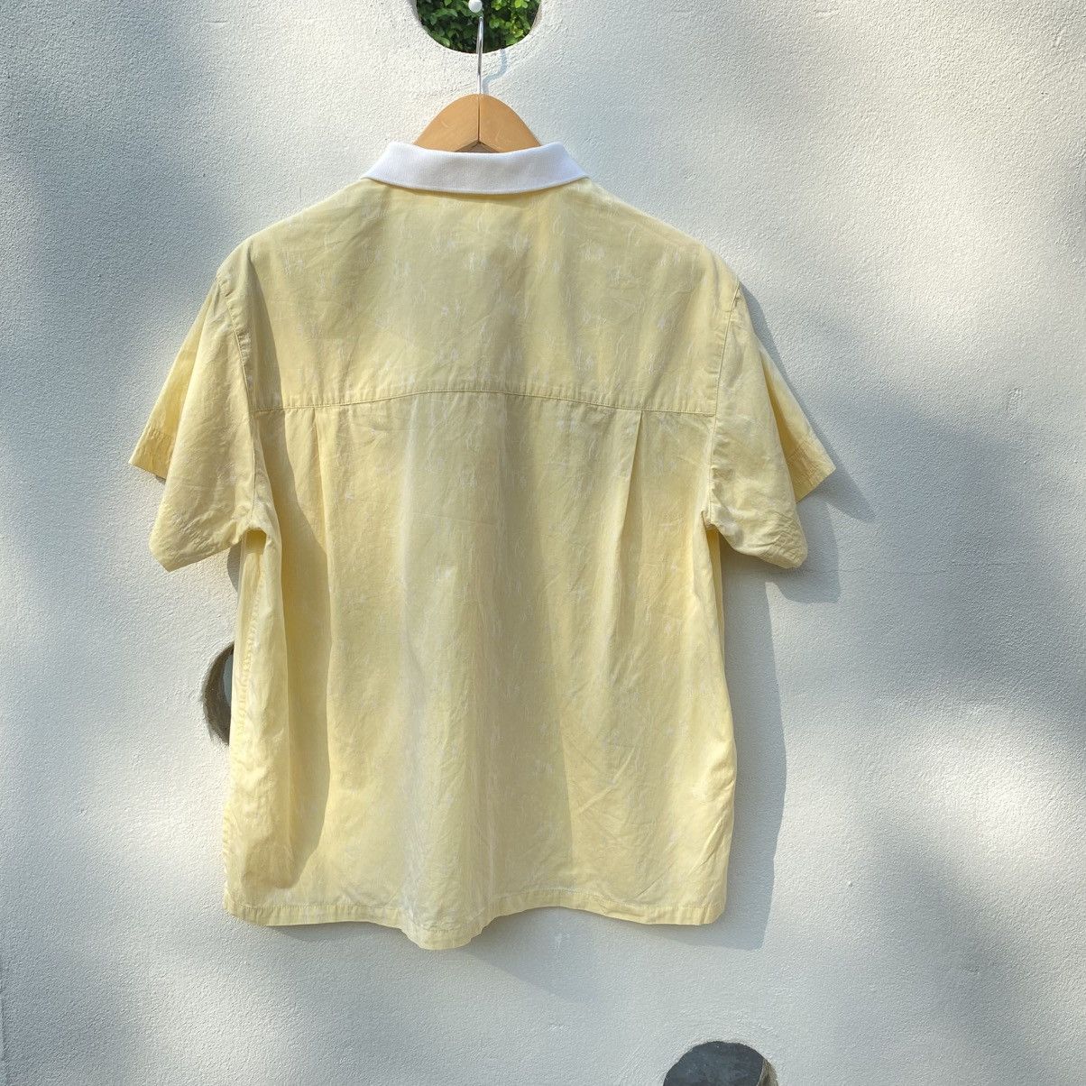 Dior Christian Dior Yellow Polo Shirt with White Collar & Accents Size M / US 6-8 / IT 42-44 - 8 Thumbnail