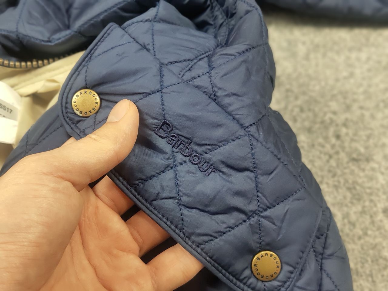 Barbour flyweight cavalry quilted Pocket Classic Zip jacket