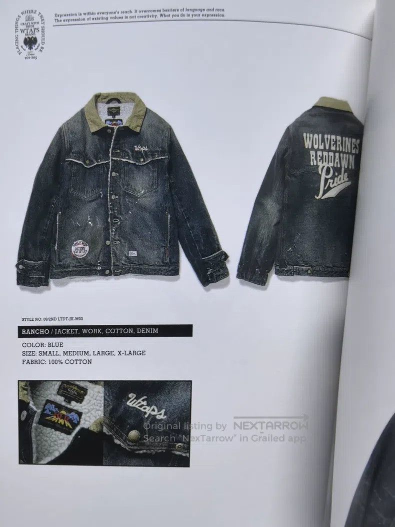 Wtaps Wtaps A denim jacket with a cashmere lining Size US M / EU 48-50 / 2 - 3 Thumbnail