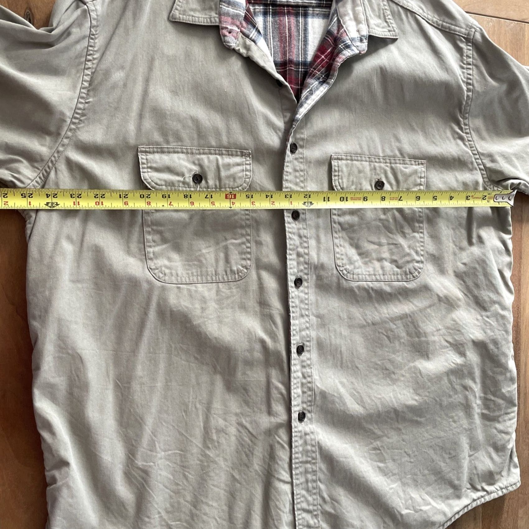 Vintage VINTAGE L.L. Bean Flannel Lined Coat Men XL Reg Twill Chore Field Barn Jacket Size US XL / EU 56 / 4 - 7 Thumbnail